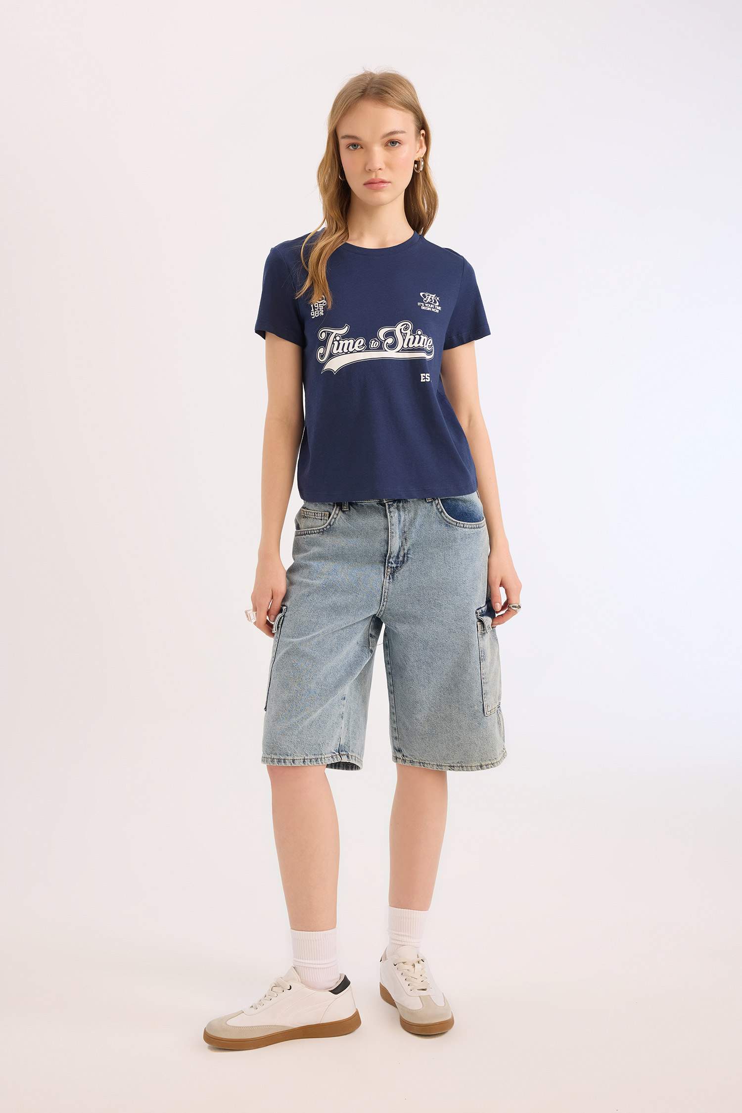 Coool Regular Fit Bisiklet Yaka Baskılı Kısa Kollu Tişört