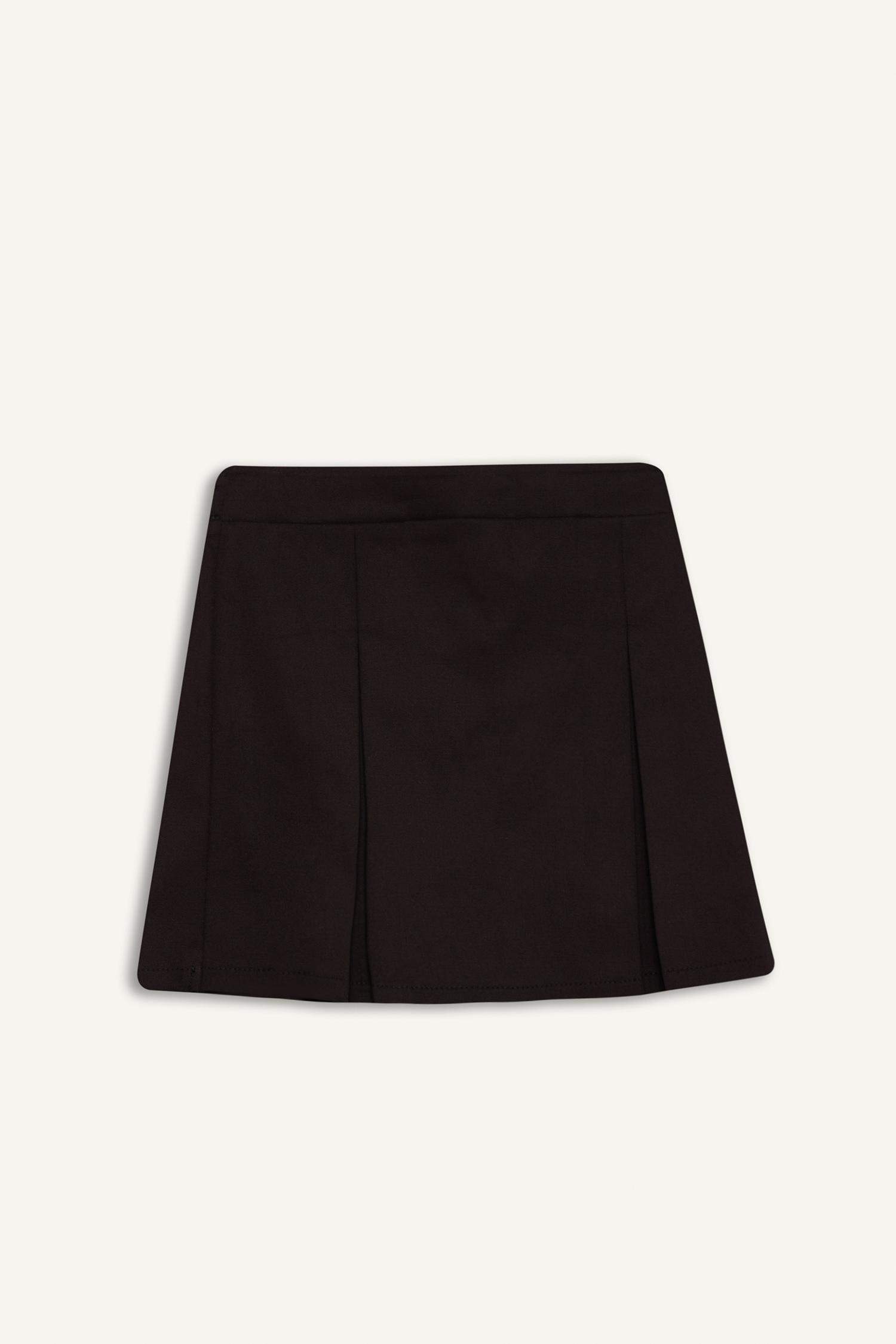 تنورة شورت بناتي جبردين سادة