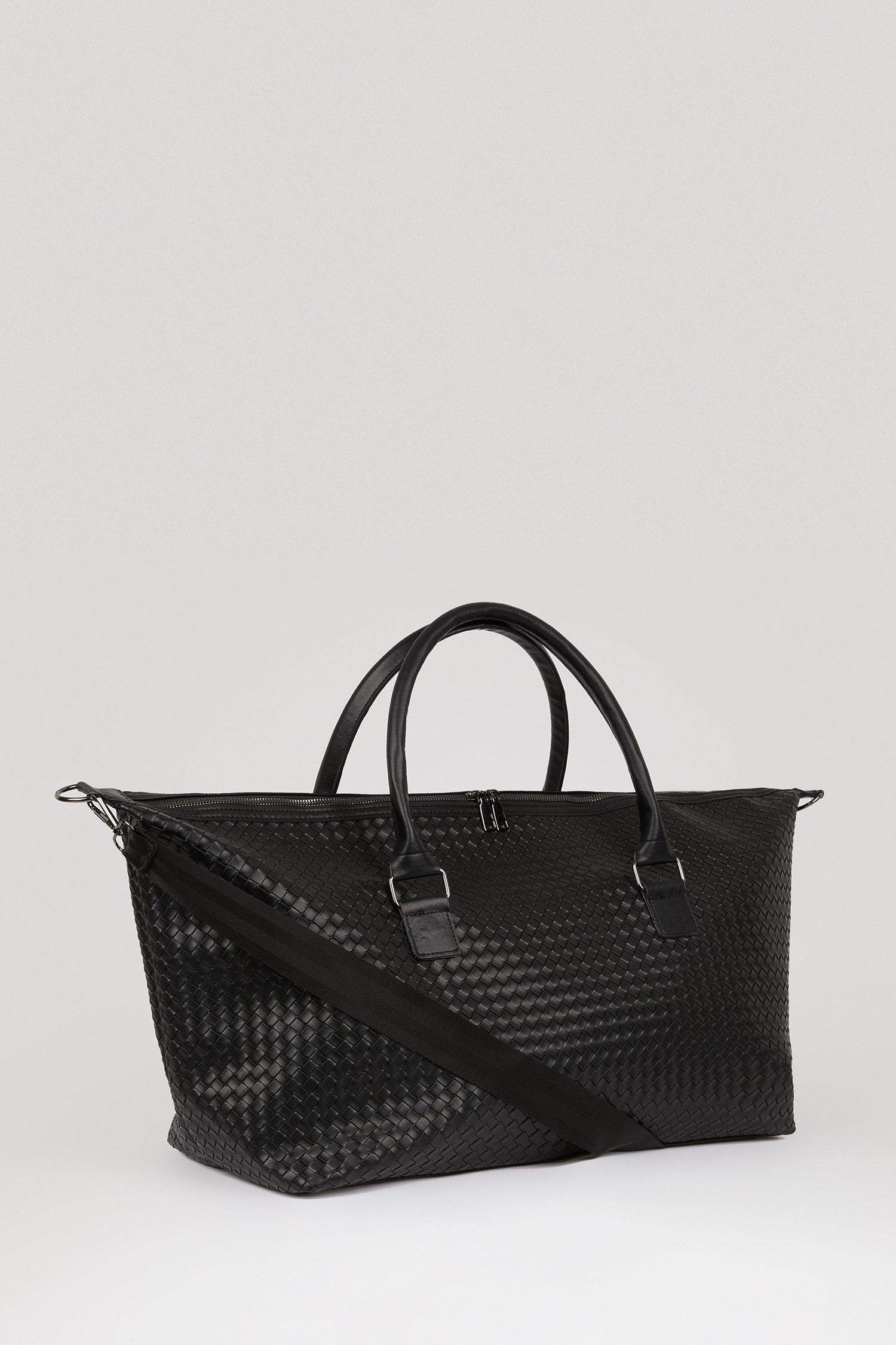 جنطة سفر و رياضة رجالي جلد صناعي