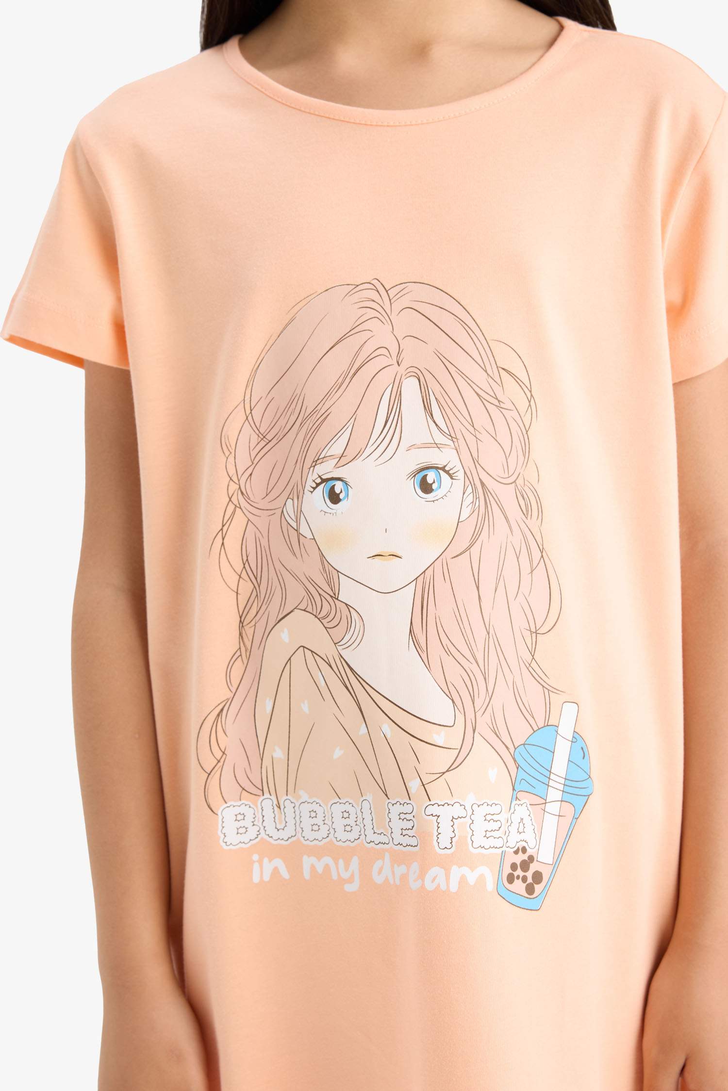 Девочка Платье С Коротким Рукавом