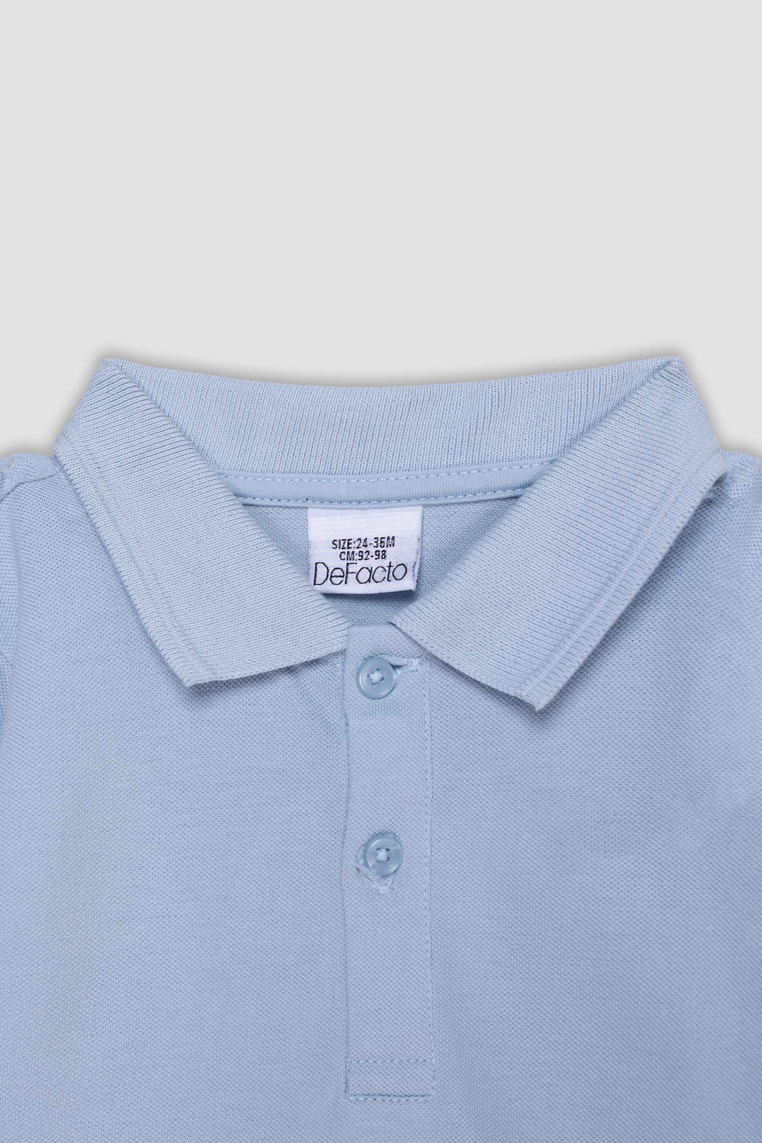 Baby Boy Regular Fit Pique Polo T-Shirt