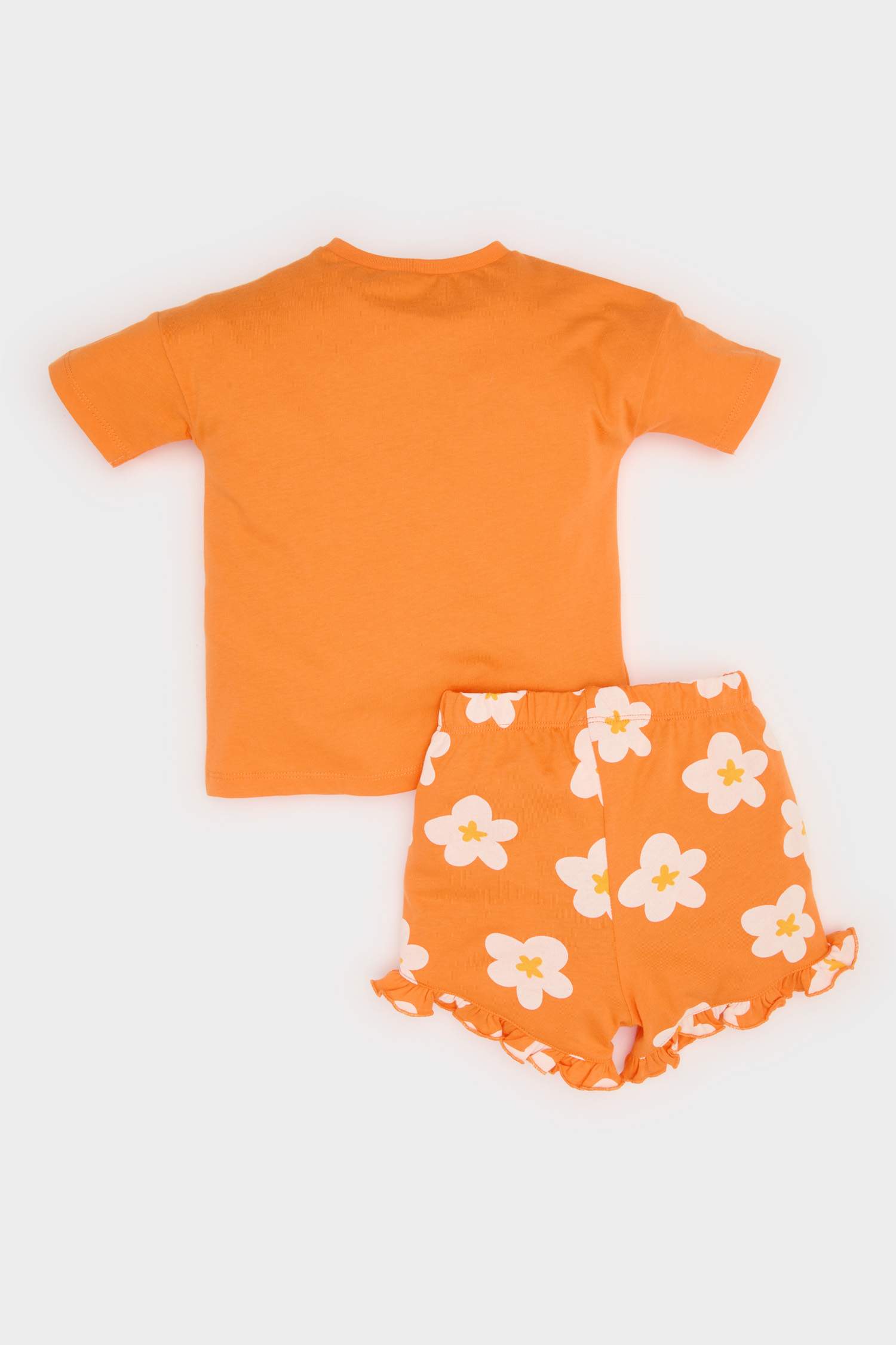 Baby Girl Printed T-Shirt Floral Shorts 2 Piece Set