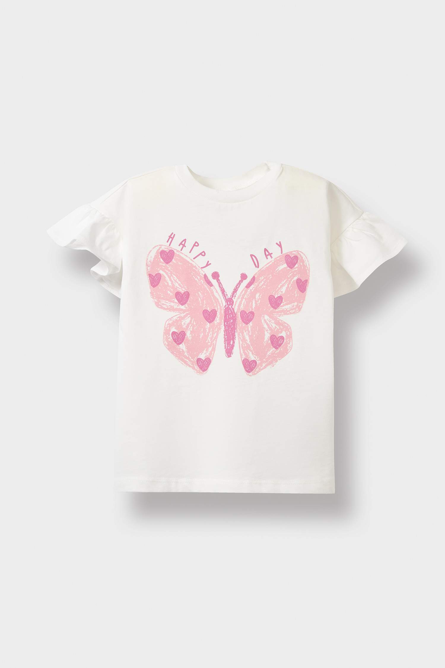 Baby Girl Regular Fit Fun Printed T-Shirt