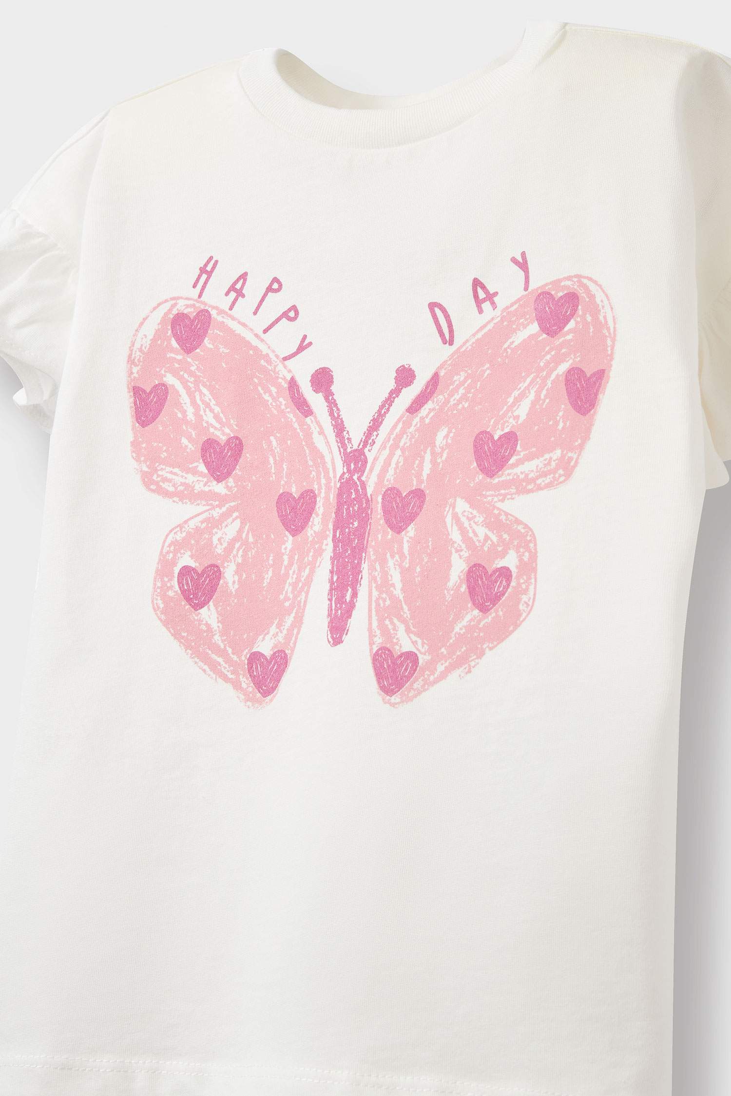 Baby Girl Regular Fit Fun Printed T-Shirt