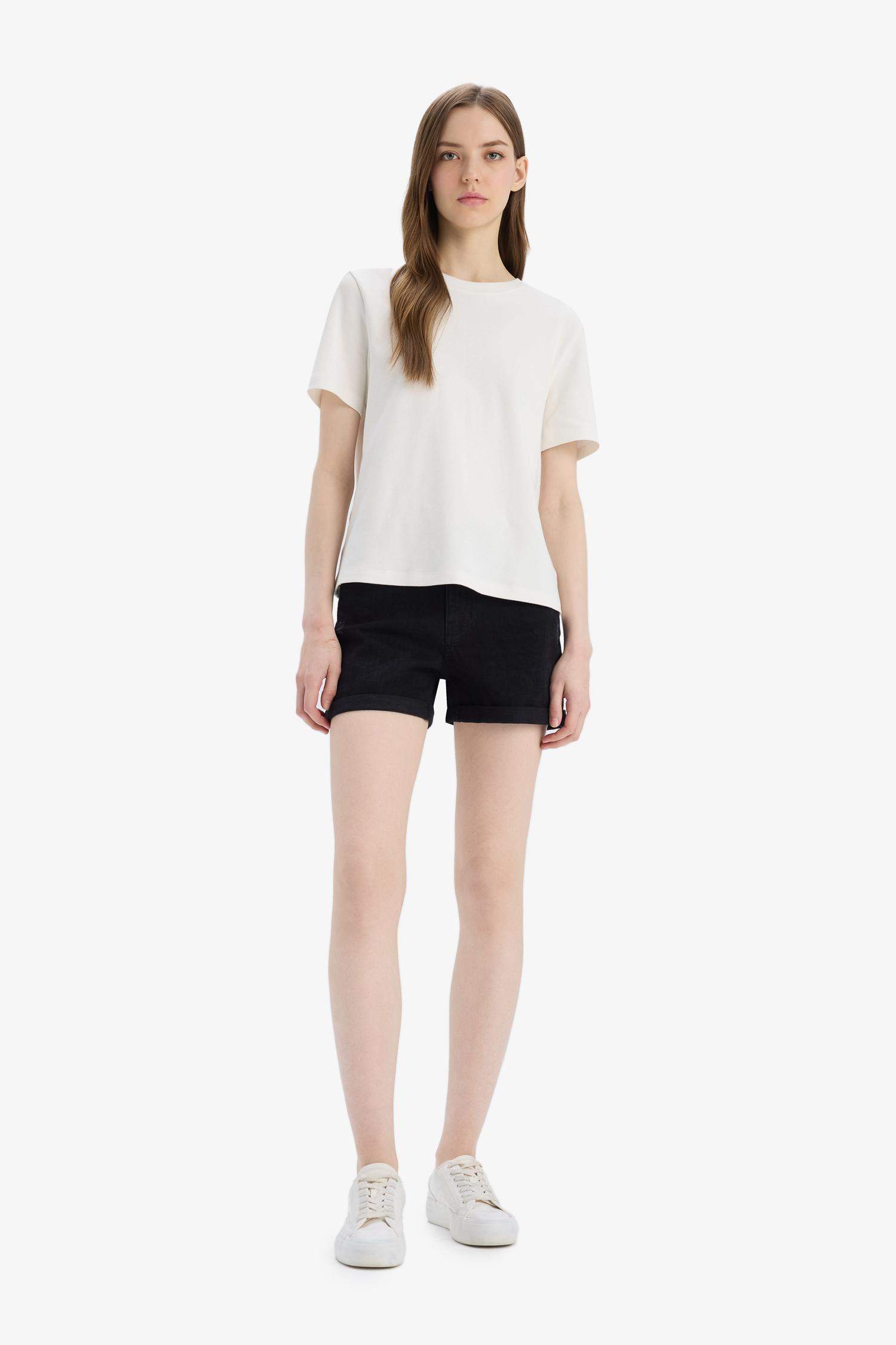 High Waist Straight Leg Denims