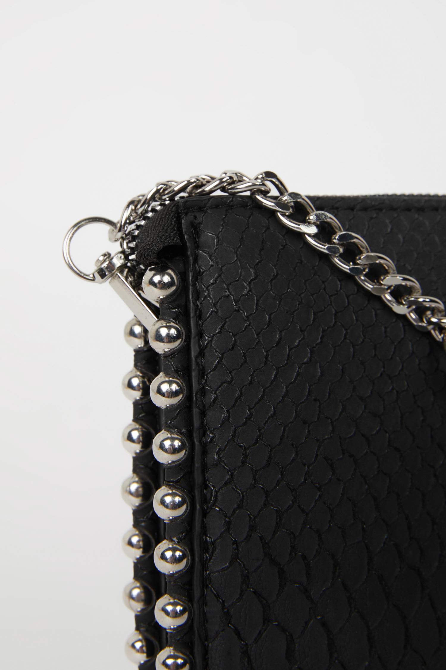 Kadın Zımba Detaylı Suni Deri Çapraz Çanta