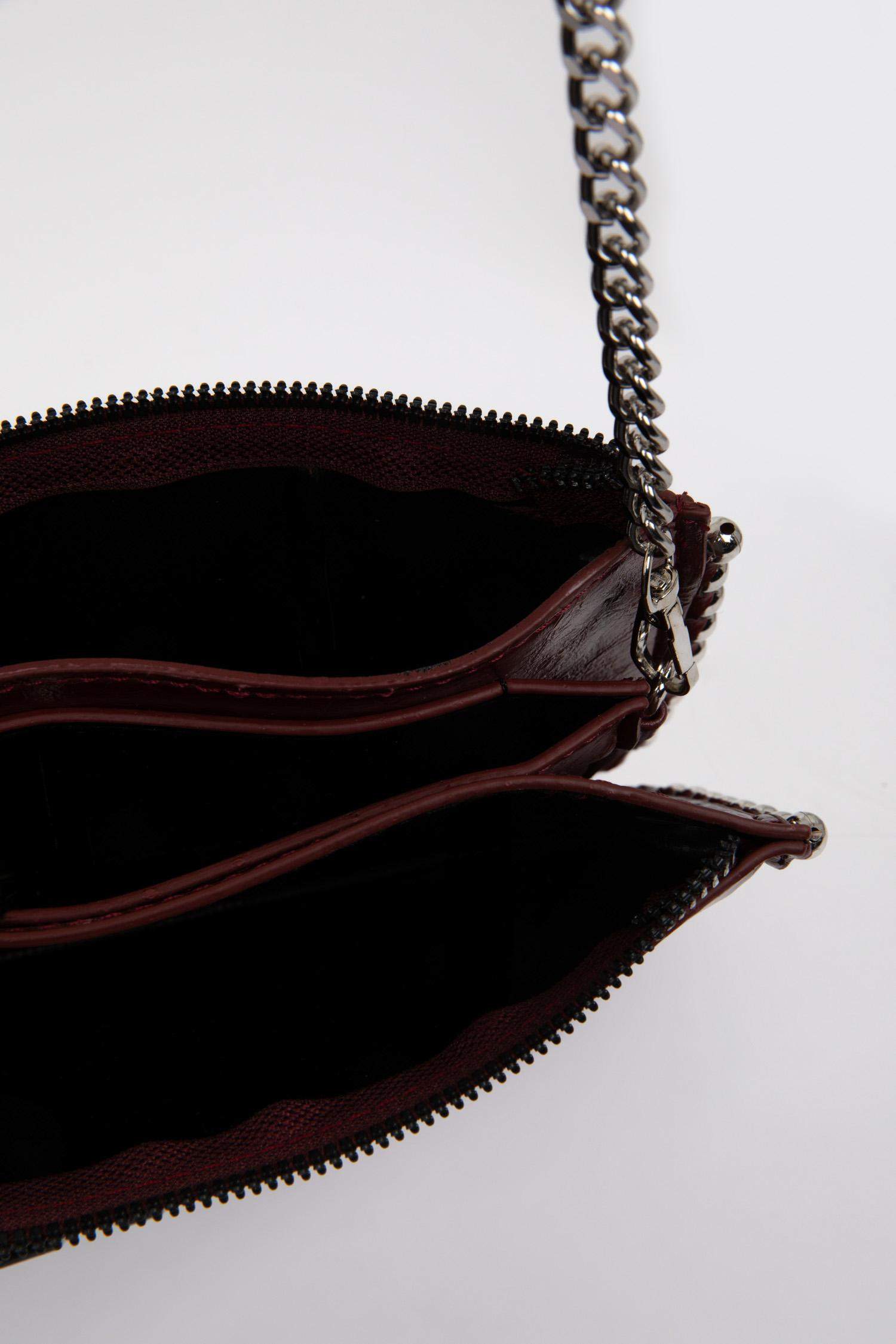 Kadın Zımba Detaylı Suni Deri Çapraz Çanta