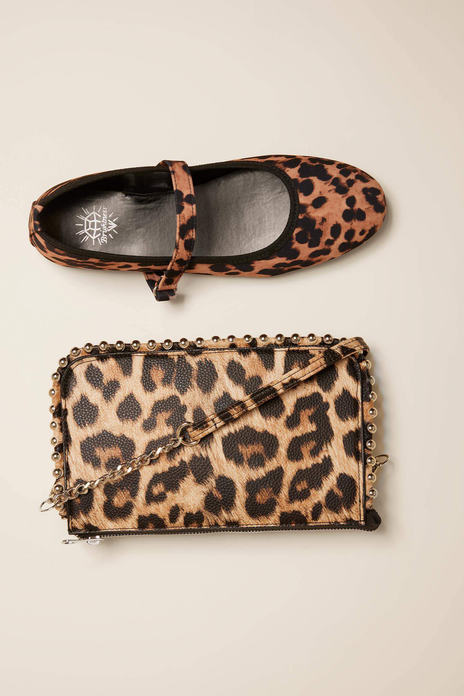 Kadın Leopar Desenli Çapraz Çanta