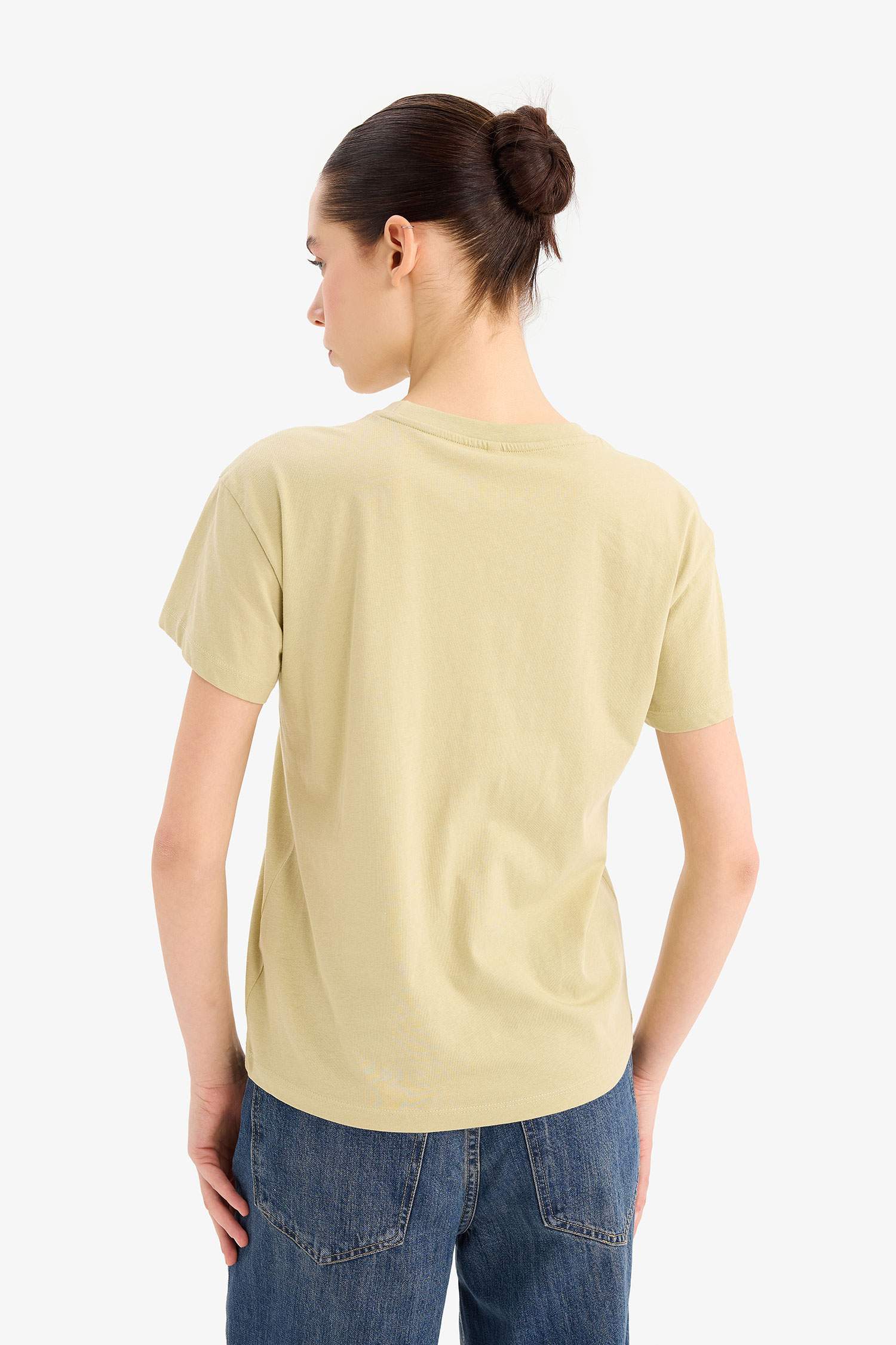 Regular Fit Crew Neck Printed T-Shirt