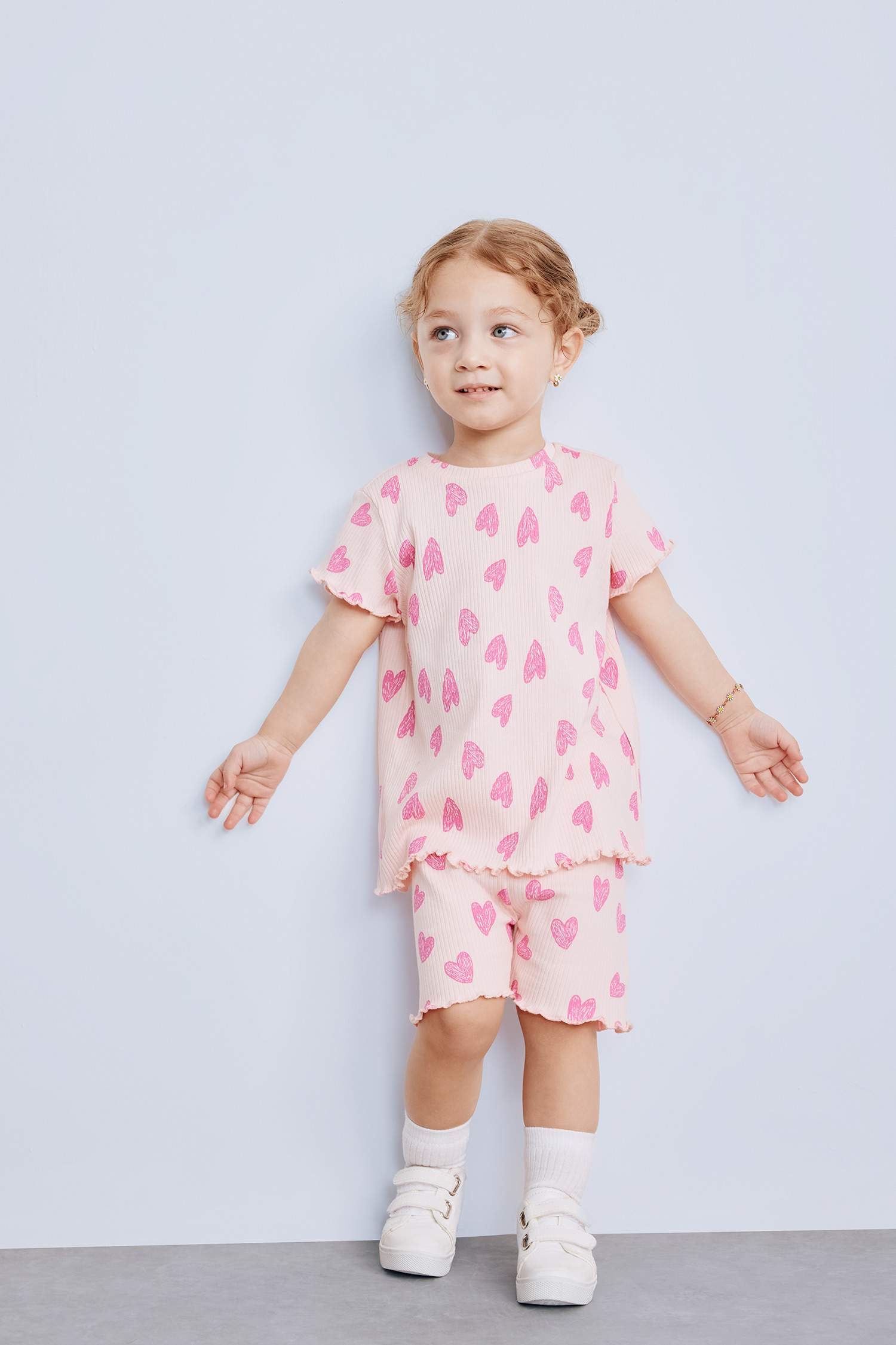 سيت بيبي بناتي شورت وتيشيرت - قطعتين