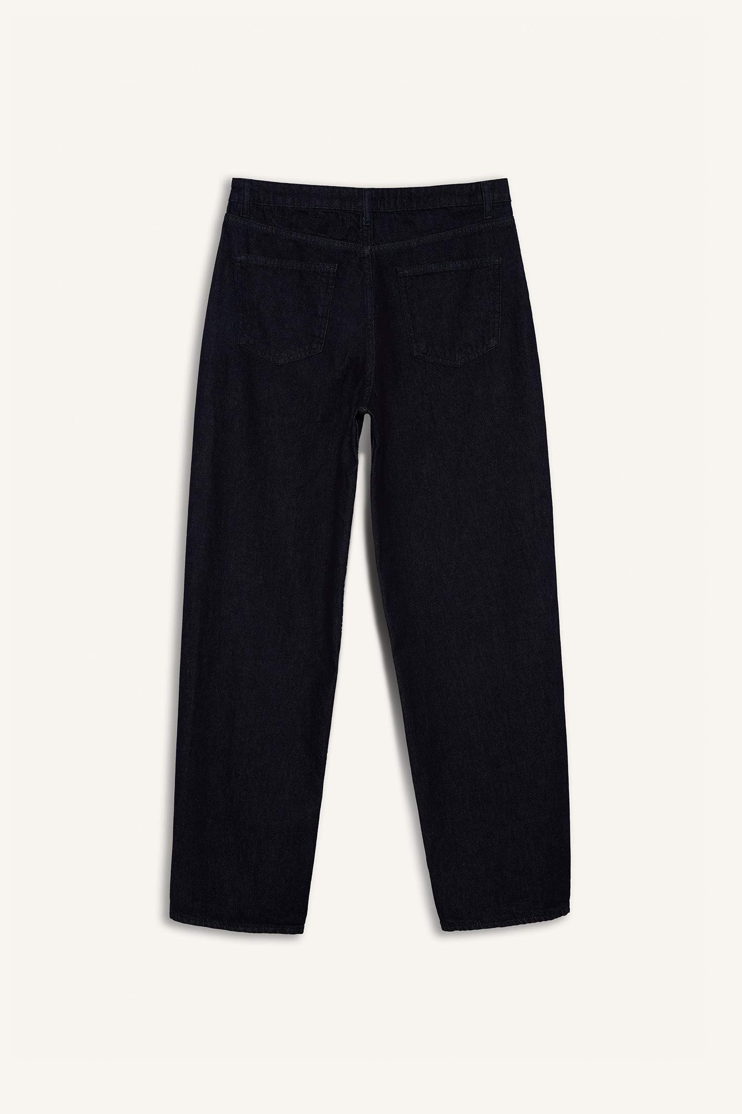 Baggy Fit High Waist Long Jeans