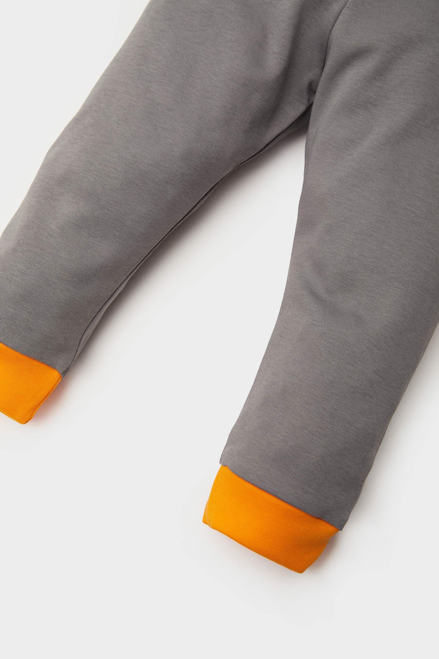 Erkek Bebek Pijama Takımı Araç Baskılı Uzun Kollu Üst Beli Lastikli Uzun Alt