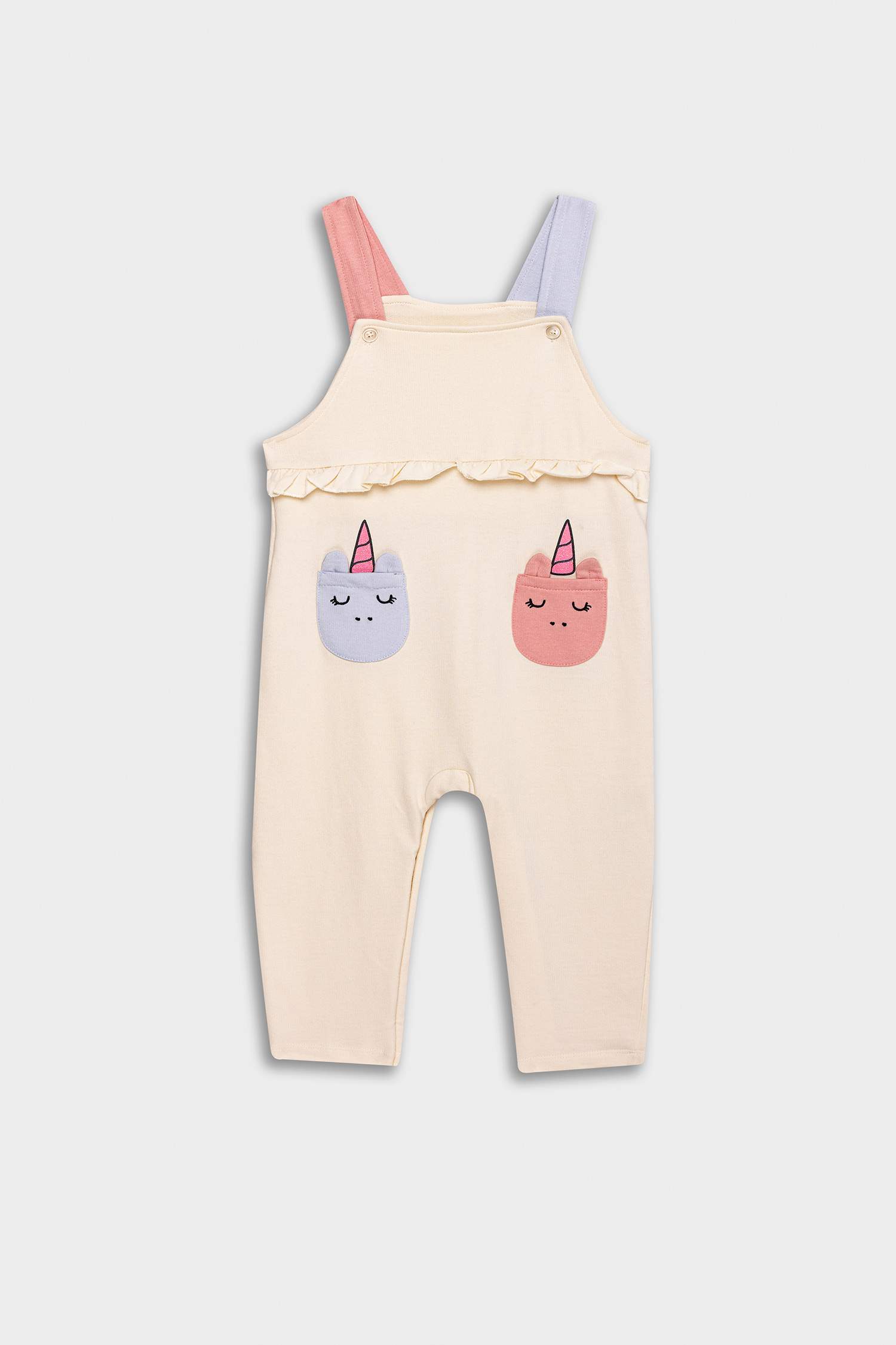 Baby Girl Unicorn Printed Sweatshirt Fabric 2 Piece Set