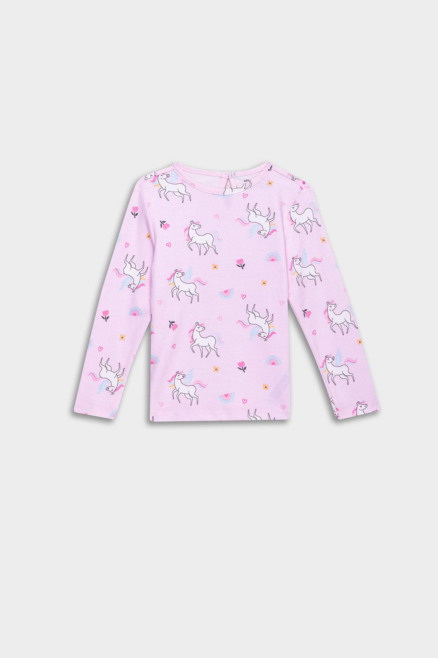 Baby Girl Unicorn Printed Sweatshirt Fabric 2 Piece Set