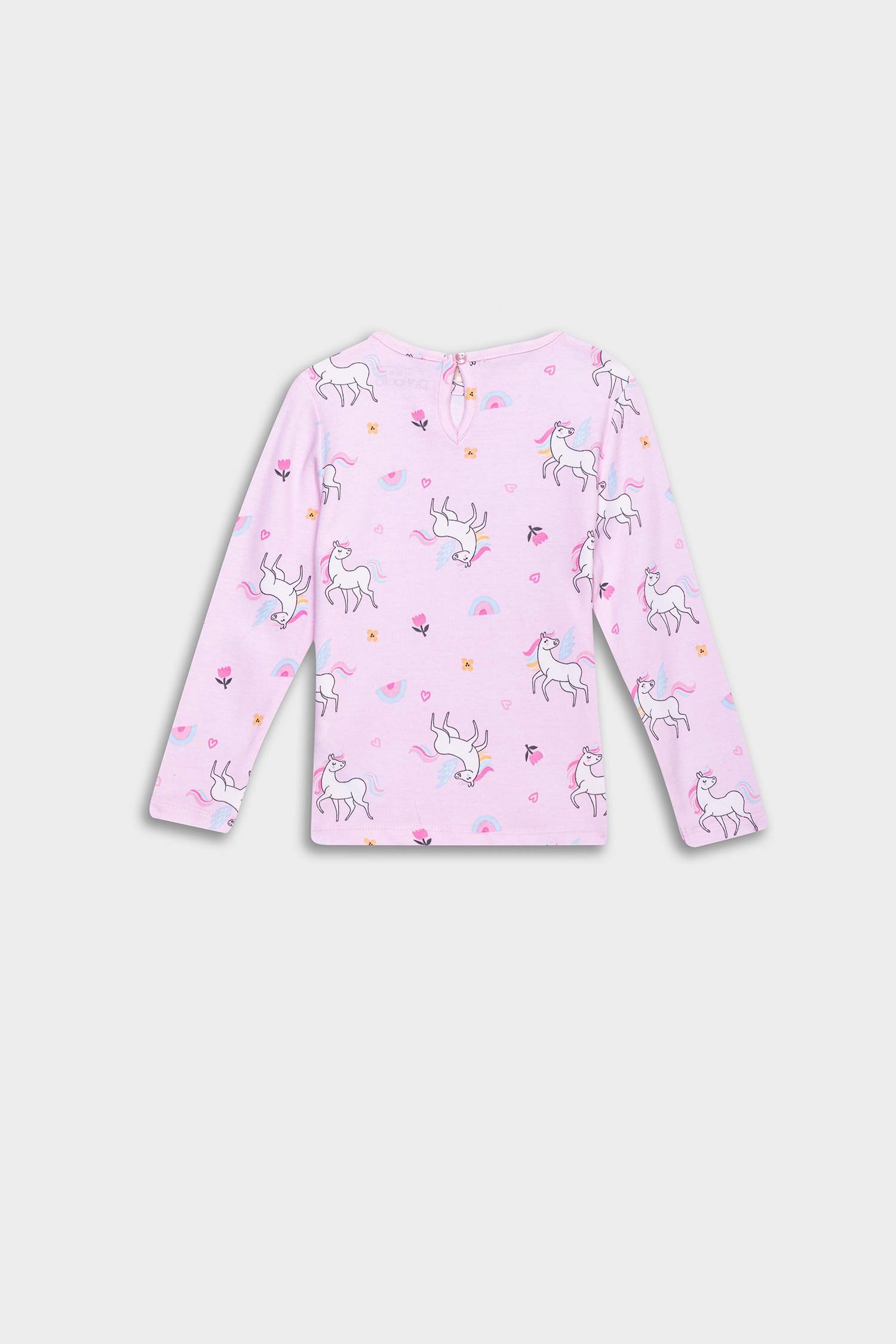 Baby Girl Unicorn Printed Sweatshirt Fabric 2 Piece Set