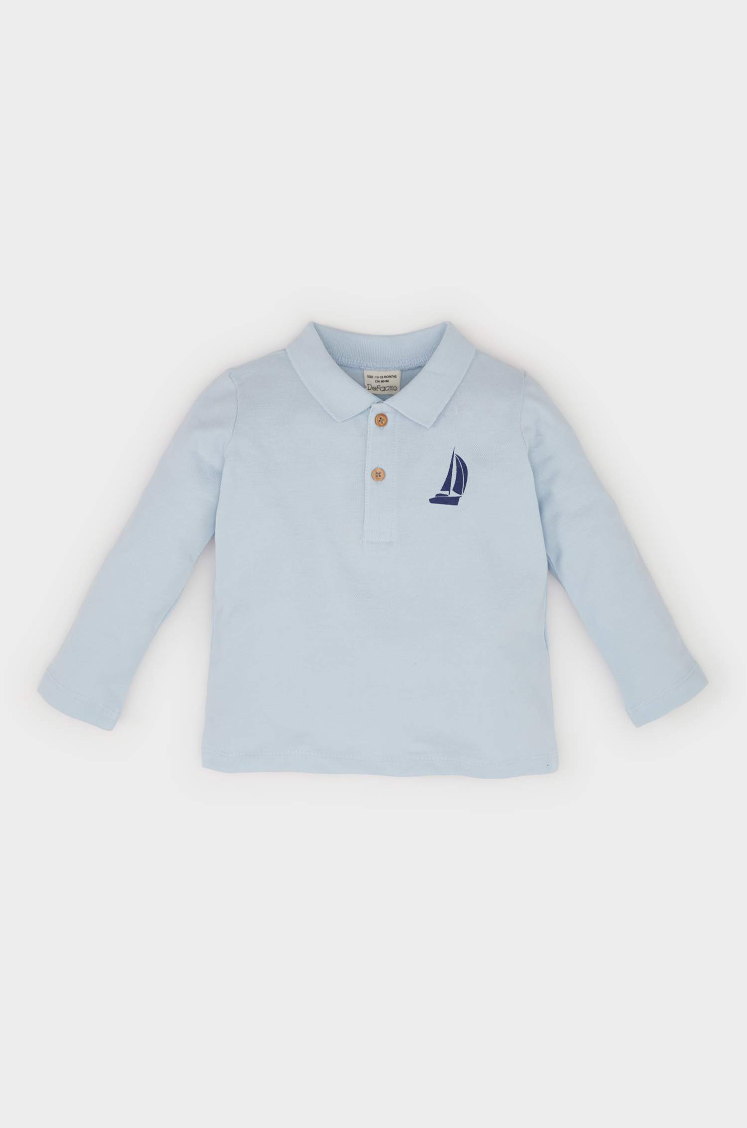 تيشيرت بولو ولادي ردن طويل بيكيه قصة عادية