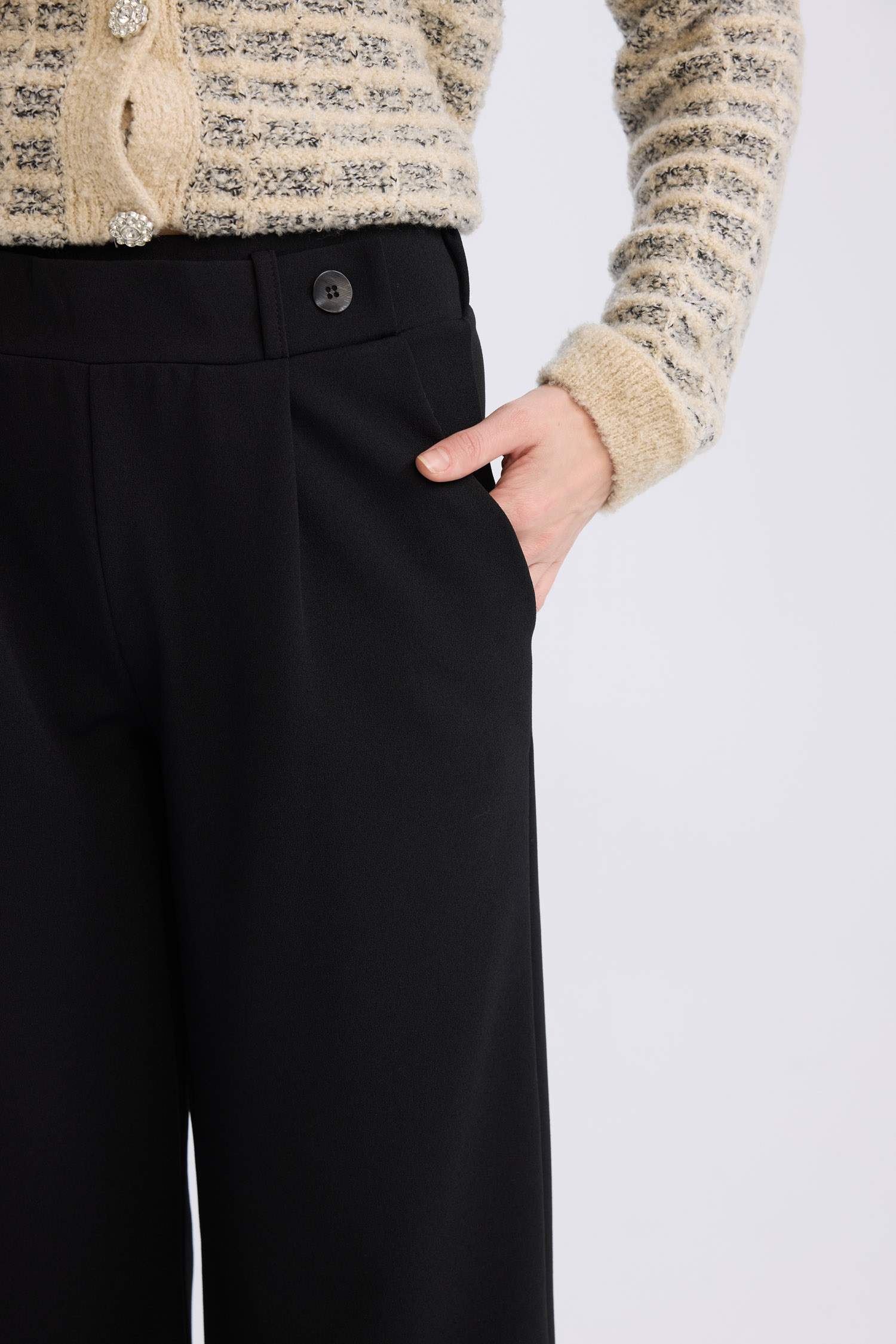 Straight Wide Geniş Paça Basic Düz Pantolon