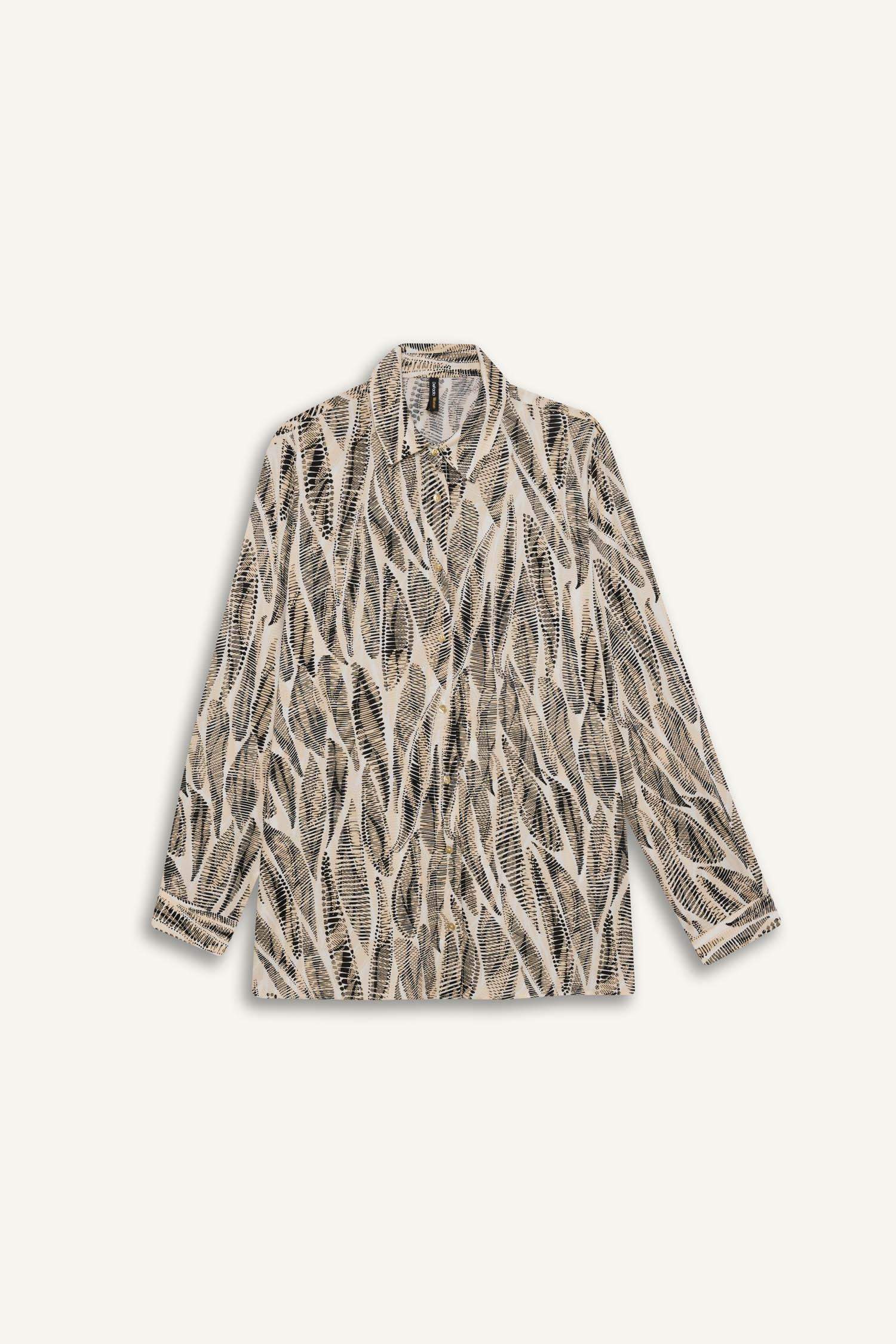 жейде мойыны Ұзын Жеңді Туника