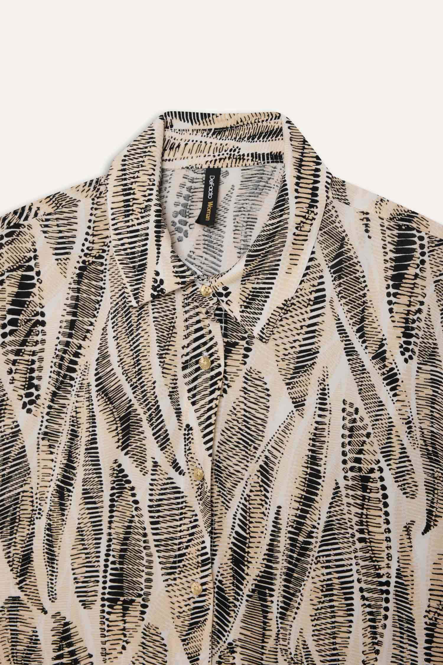 жейде мойыны Ұзын Жеңді Туника