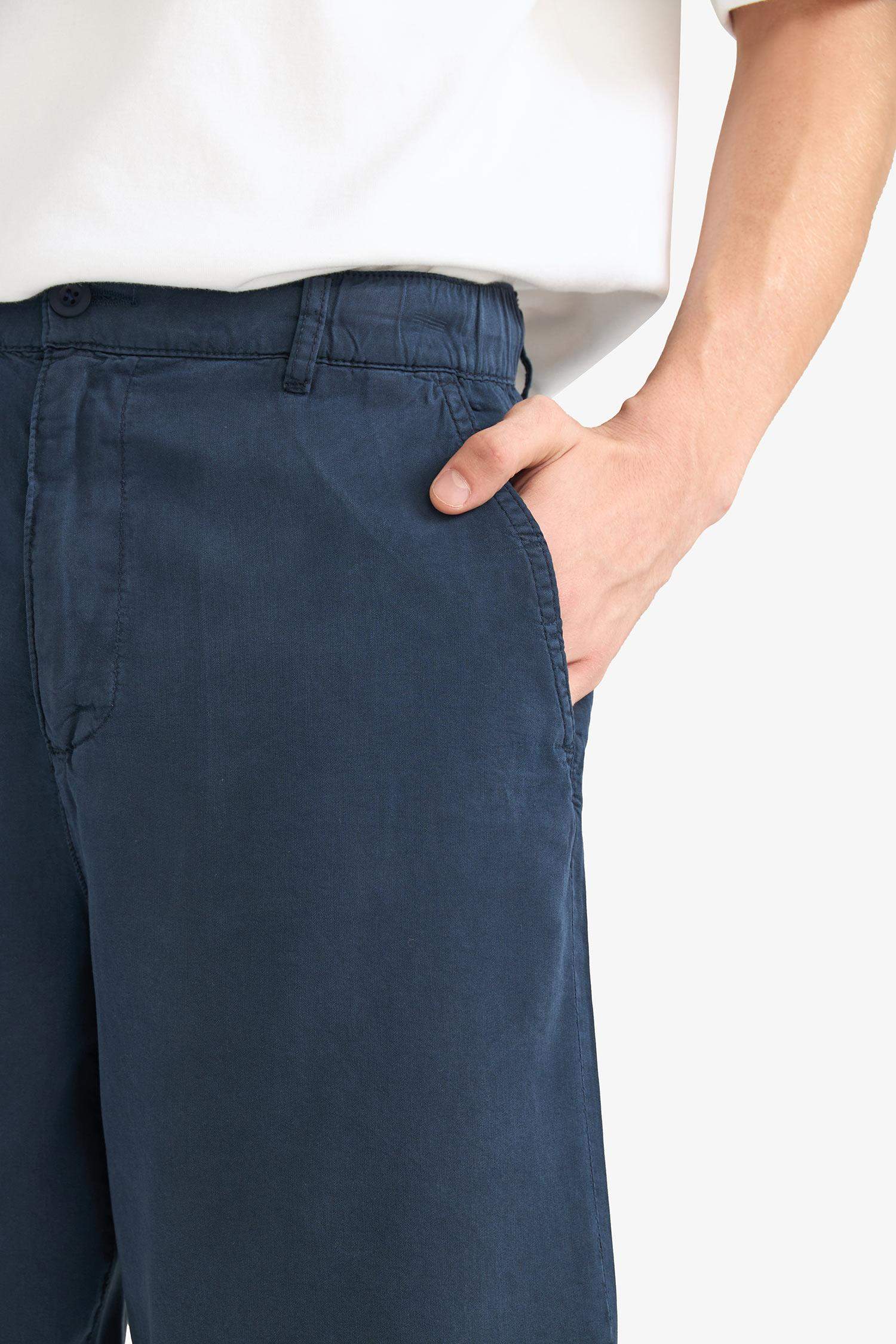 Relax Fit Tensel Bermuda Şort