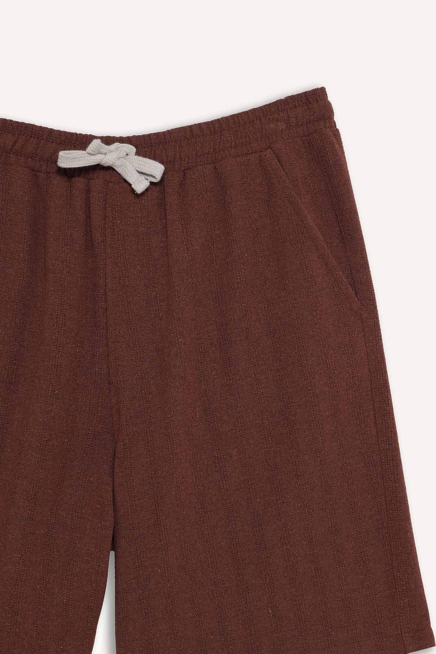 Regular Fit Jacquard Bermuda Shorts