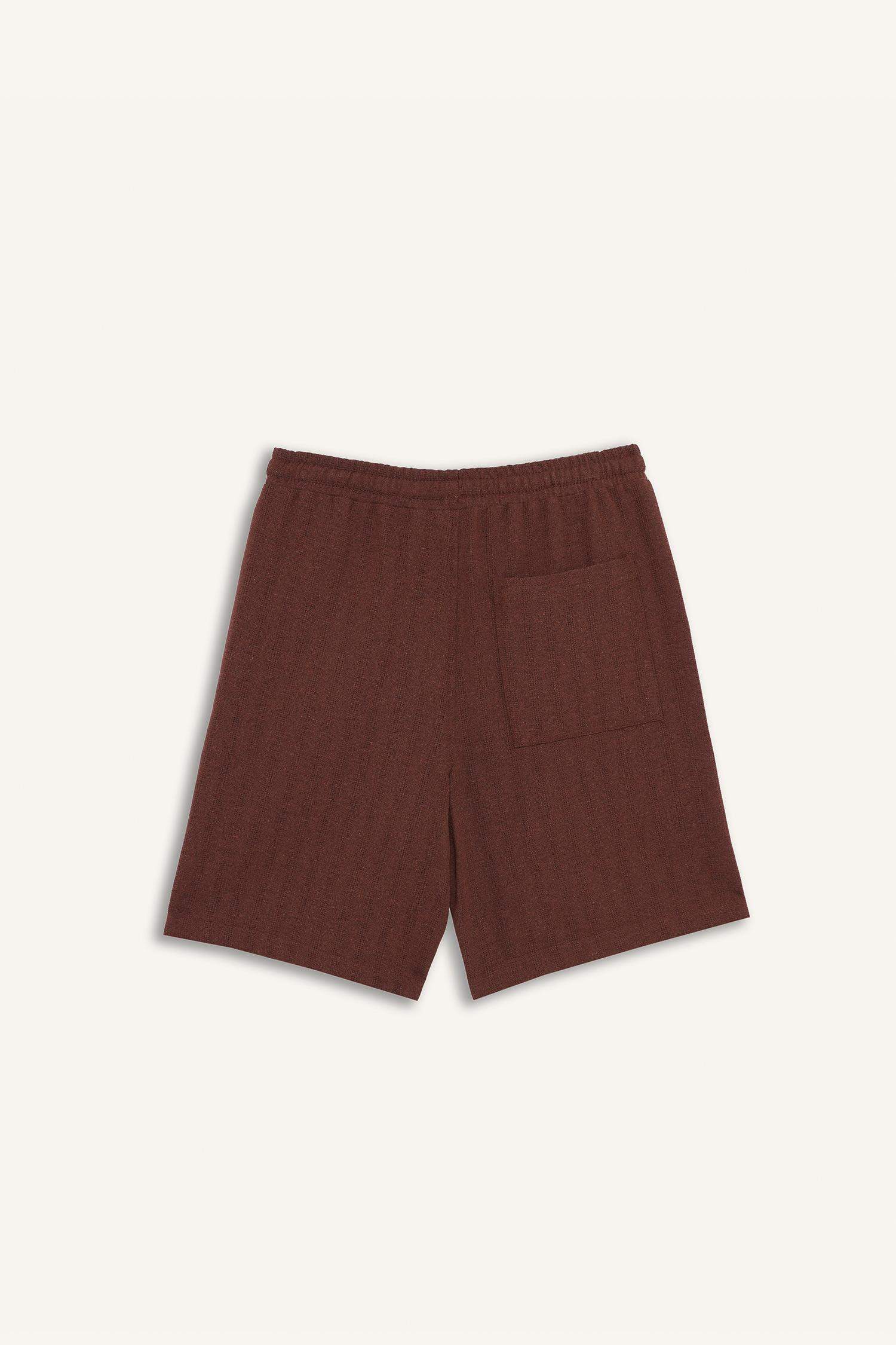 Regular Fit Jacquard Bermuda Shorts