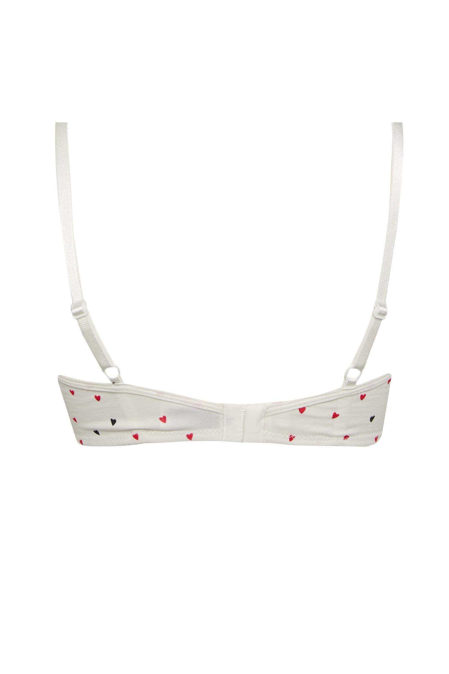 Kalp Desenli First Bra-Fall in Love