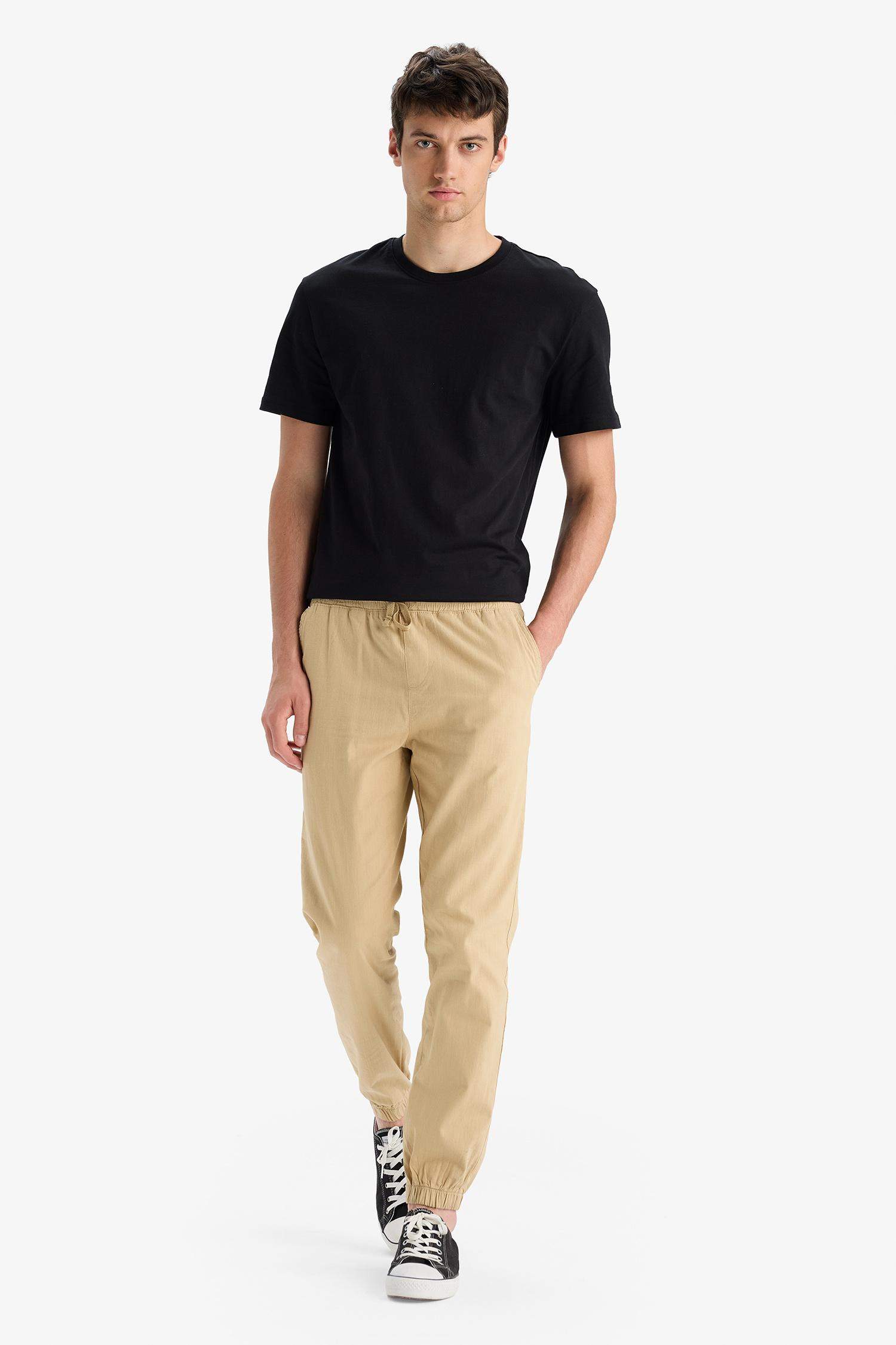 %100 Pamuk Kargo Jogger Pantolon Üç Cepli