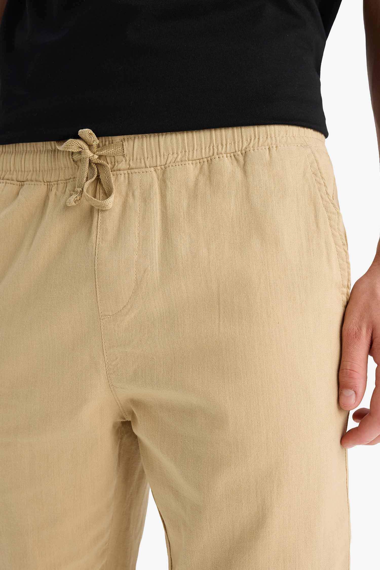 %100 Pamuk Kargo Jogger Pantolon Üç Cepli