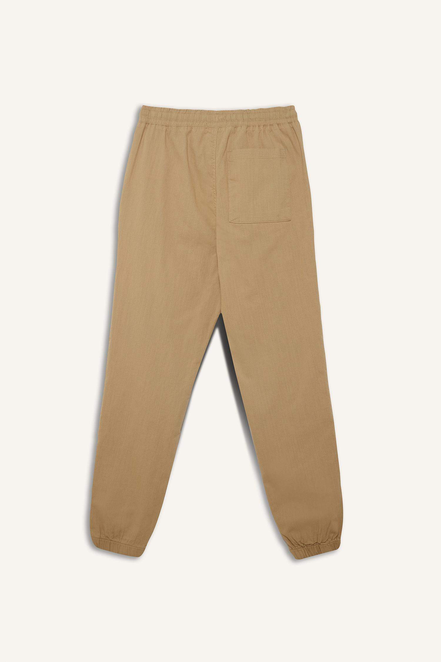 %100 Pamuk Kargo Jogger Pantolon Üç Cepli