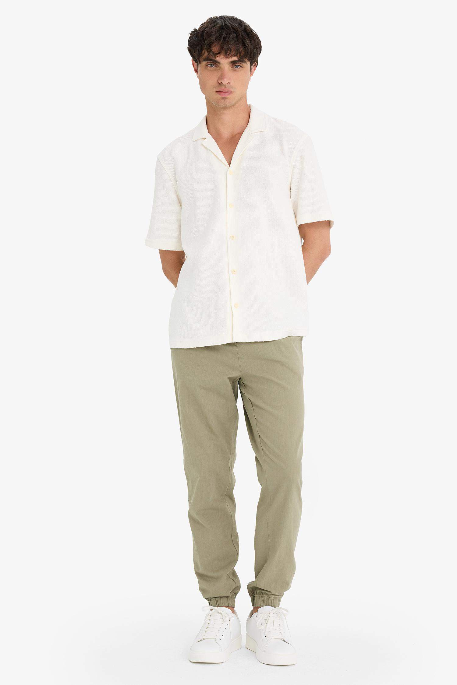 %100 Pamuk Kargo Jogger Pantolon Üç Cepli