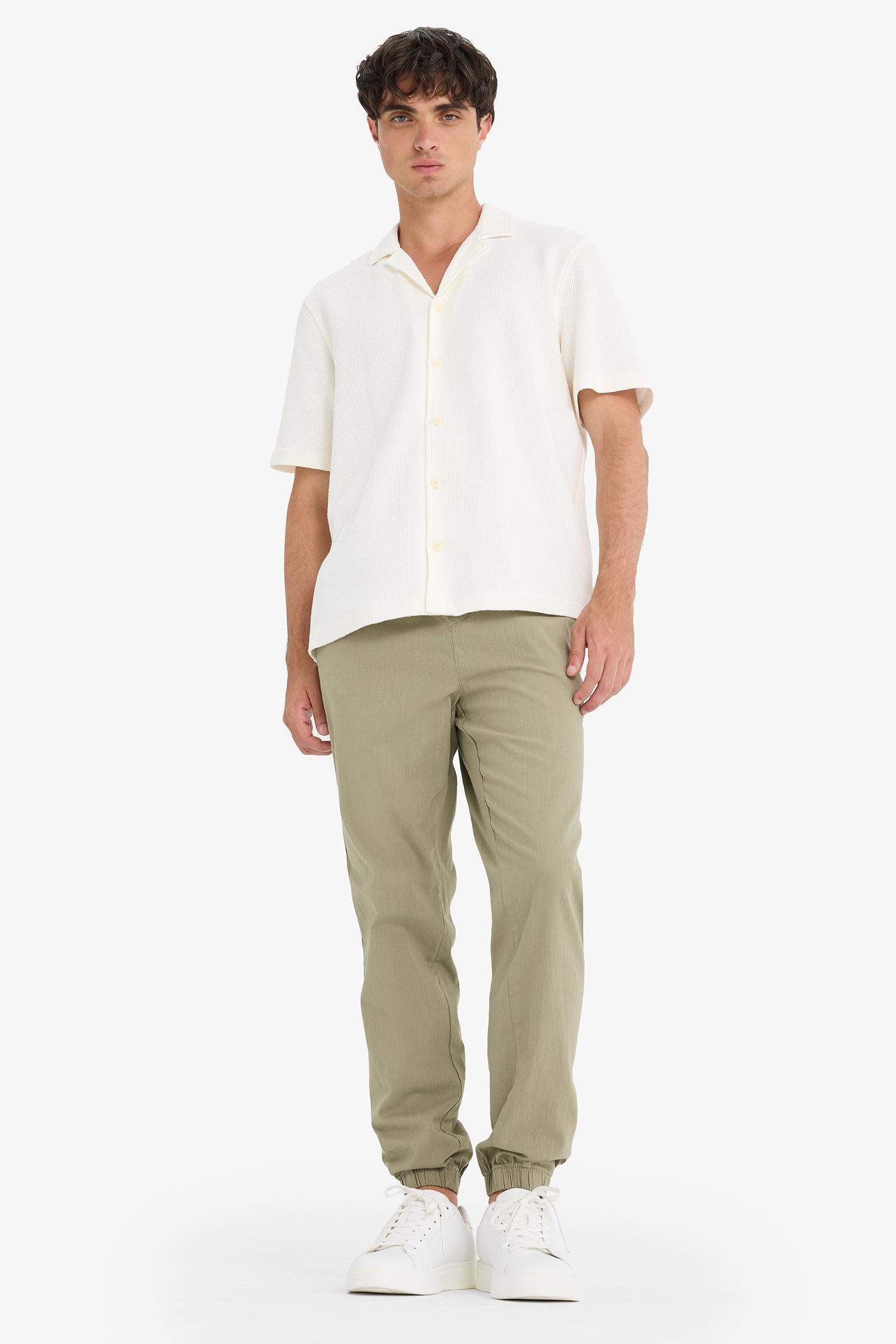 %100 Pamuk Kargo Jogger Pantolon Üç Cepli