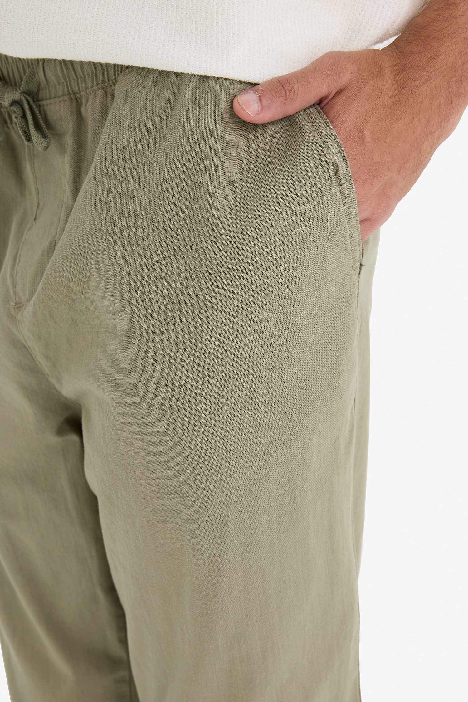 %100 Pamuk Kargo Jogger Pantolon Üç Cepli