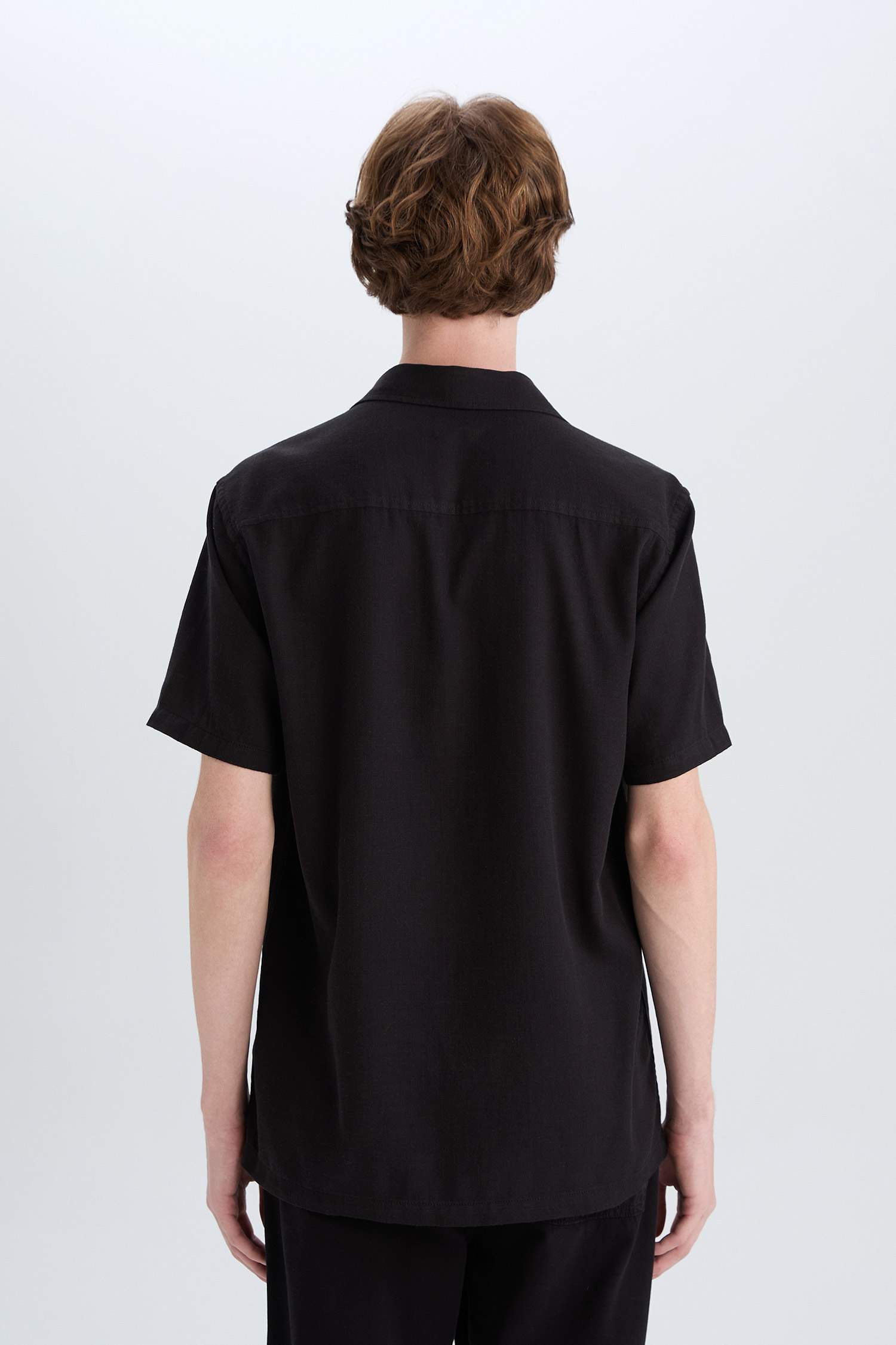 Cotton Slim Fit Basic Shirt