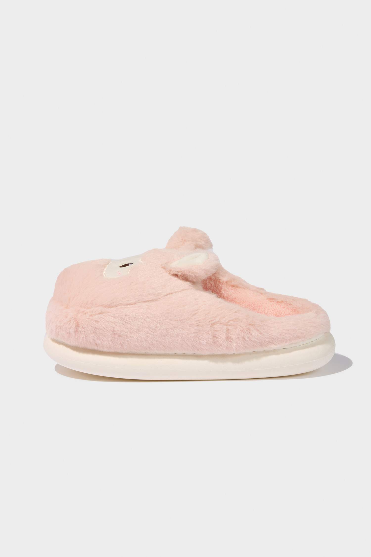 Kadın Hayvan Figürlü Düz Taban Ev Terliği