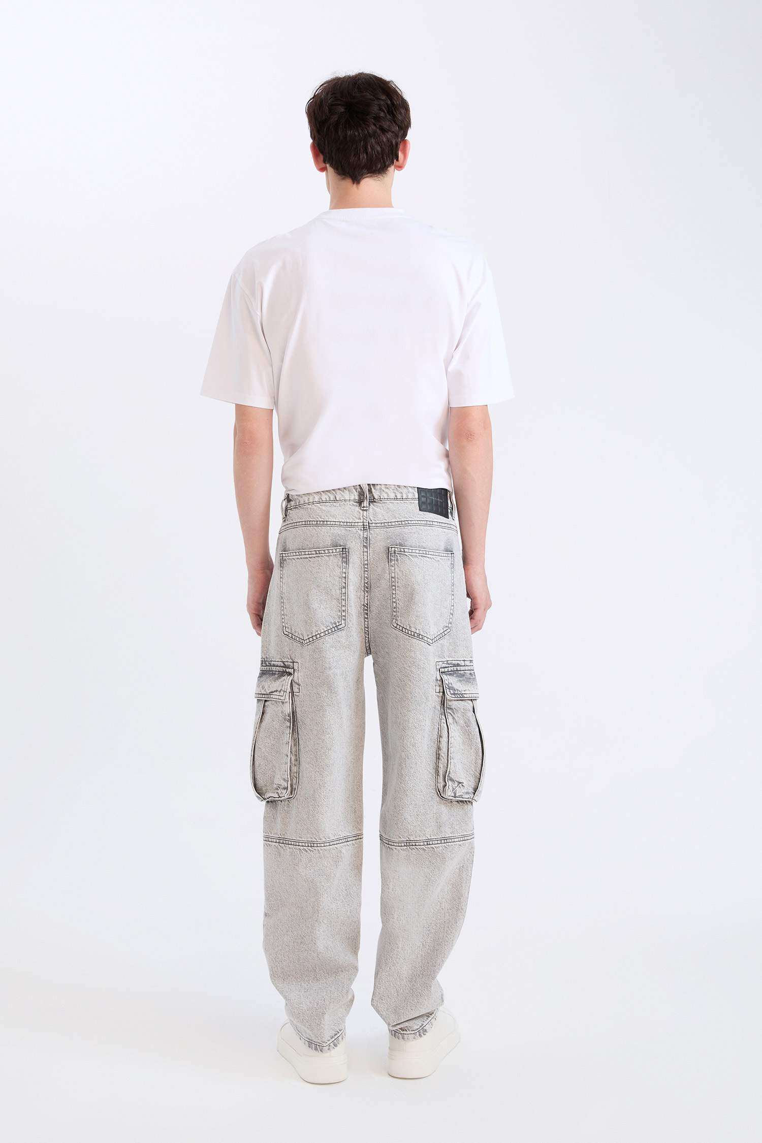 релакс пішімі деним кең етек Шалбар