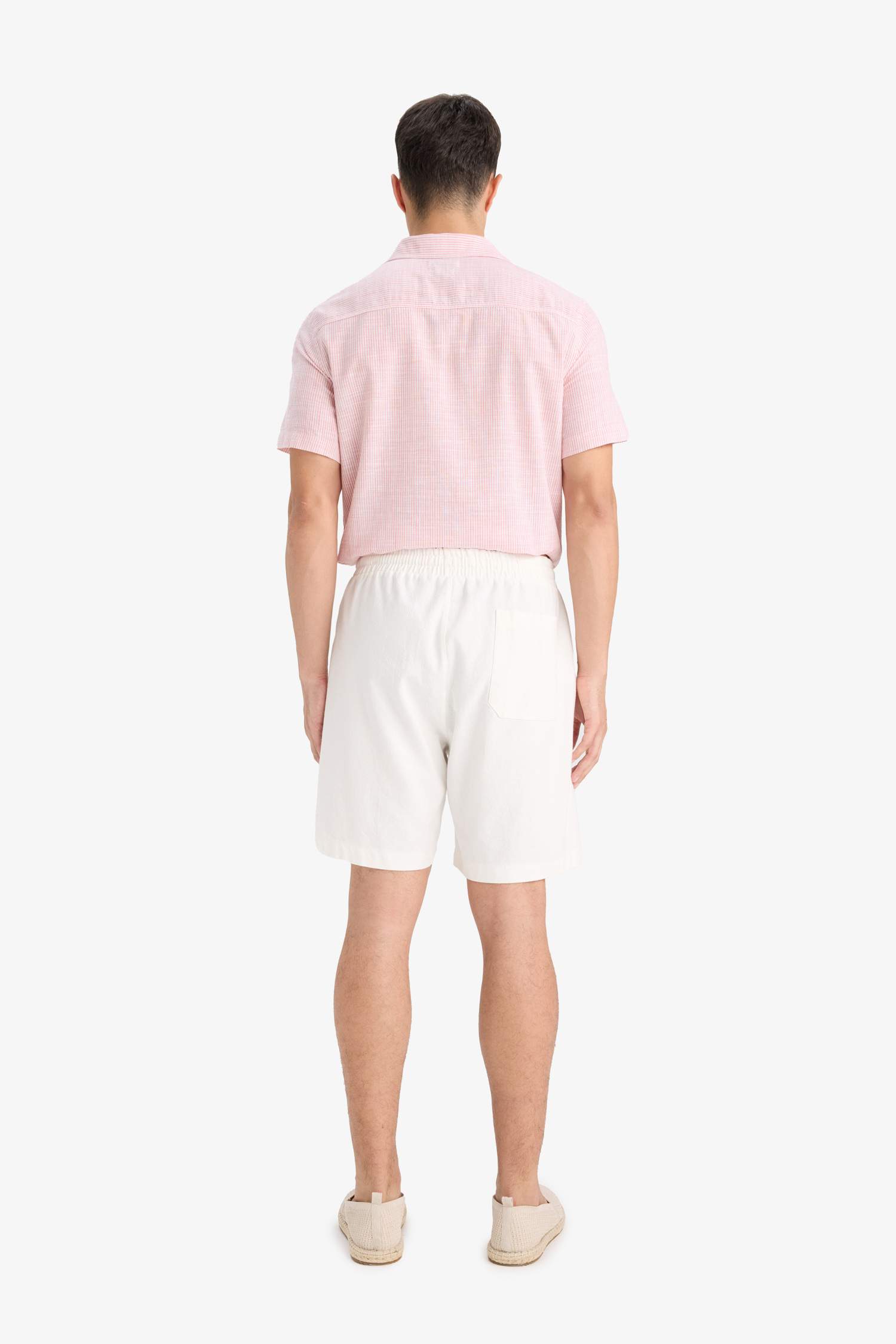 Relax Fit Cotton Bermuda Shorts