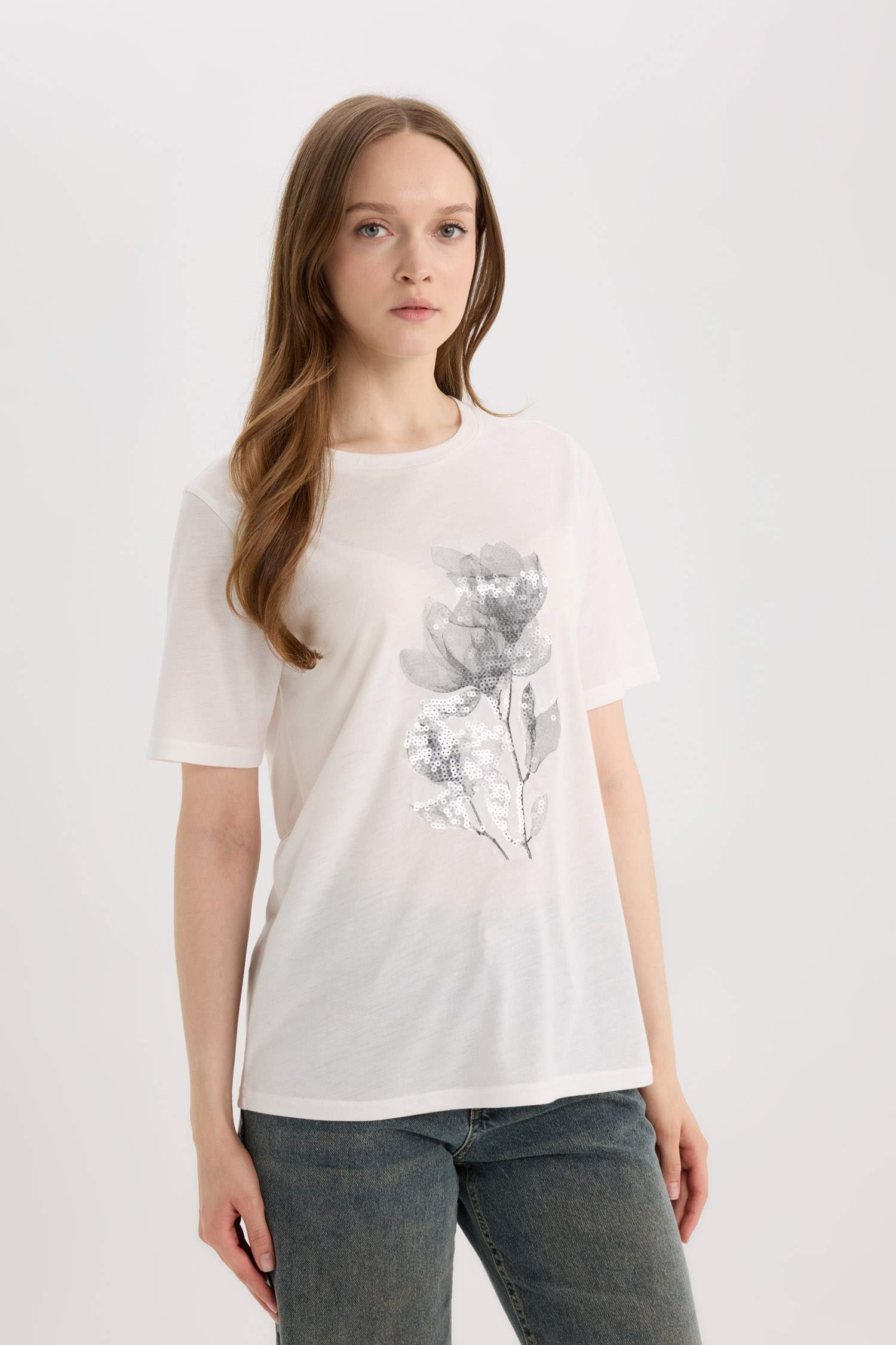 Regular Fit Crew Neck Short Sleeve T-Shirt