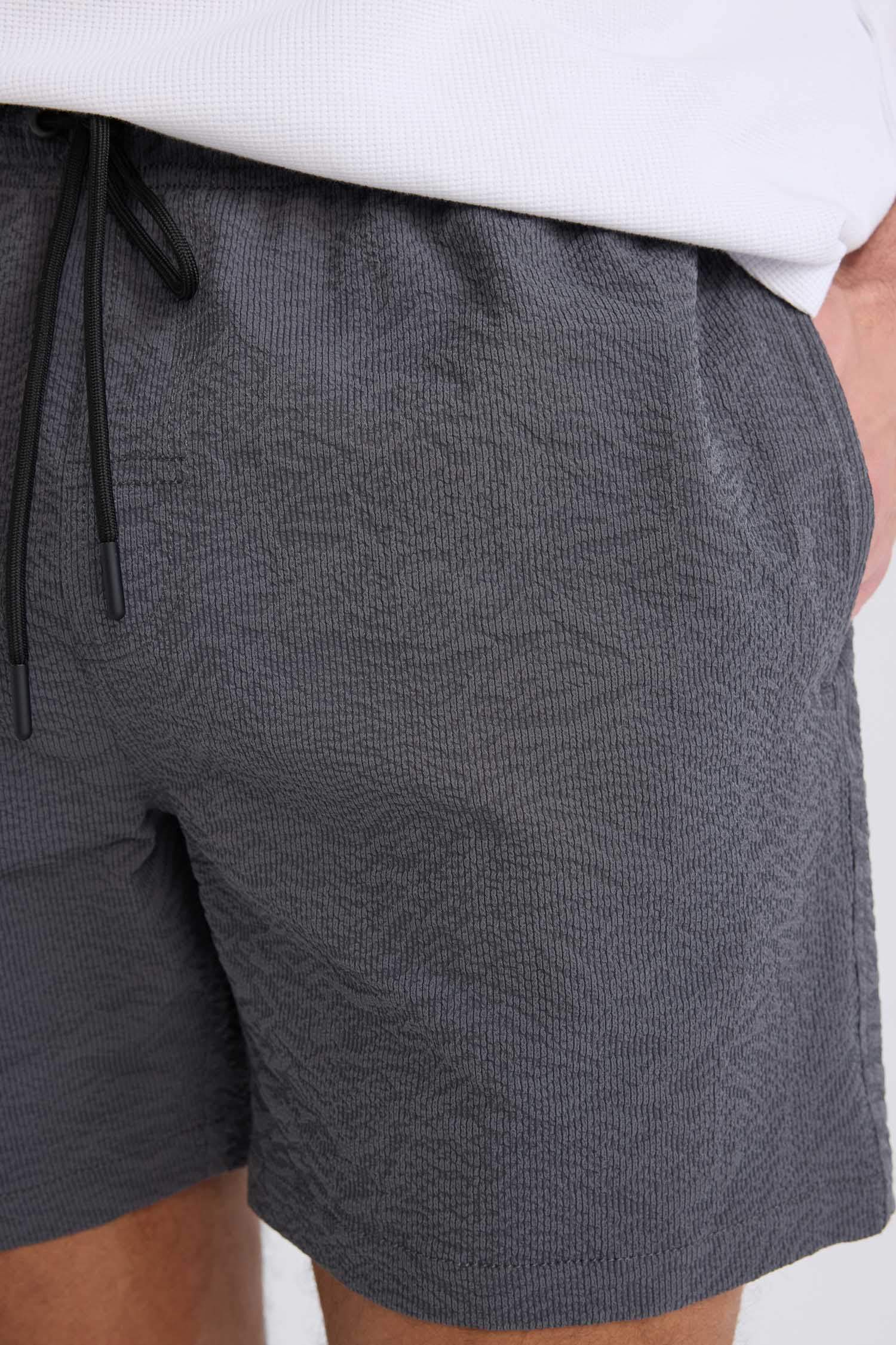 File Astarlı Kısa Boy Deniz Şortu