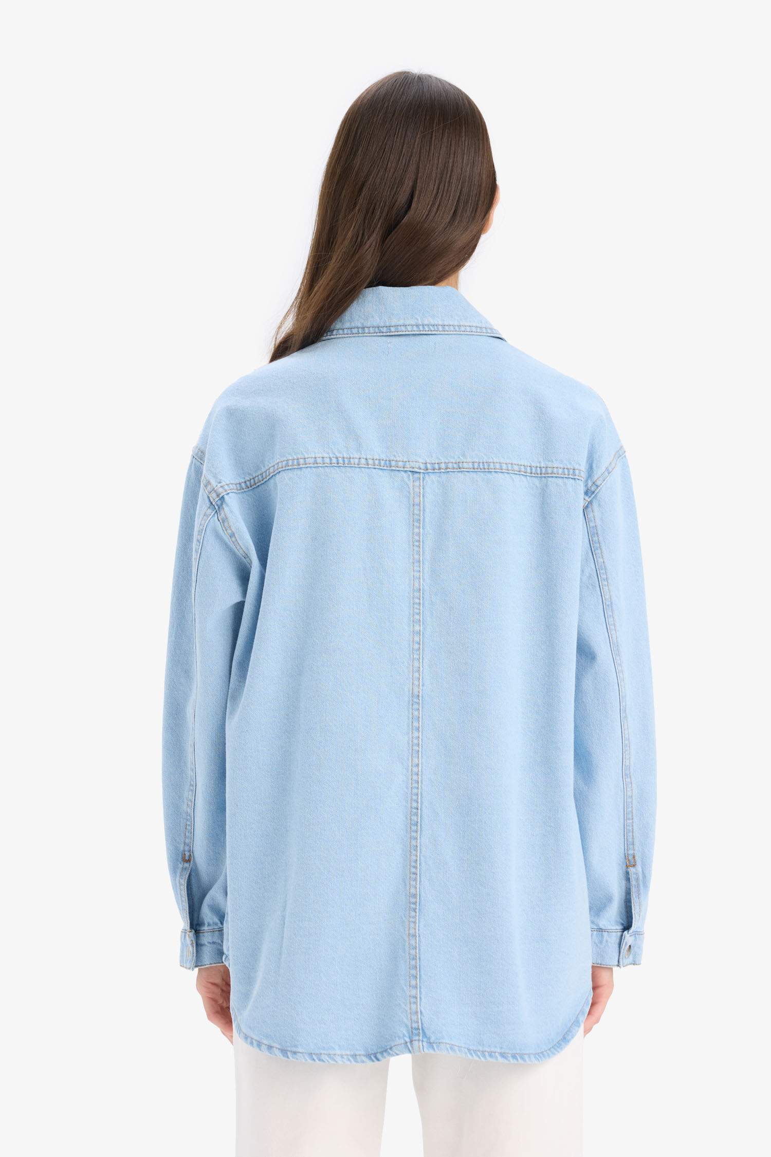 Snap Button Denim Jacket