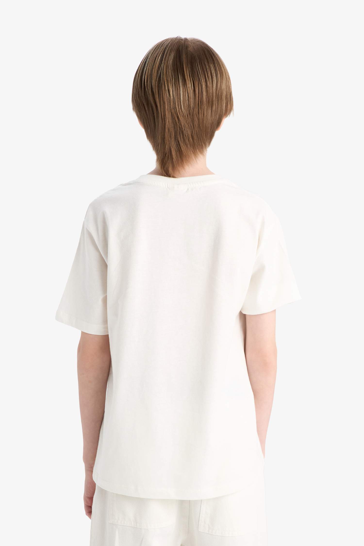 Boy Crew Neck Printed Short Sleeve T-Shirt