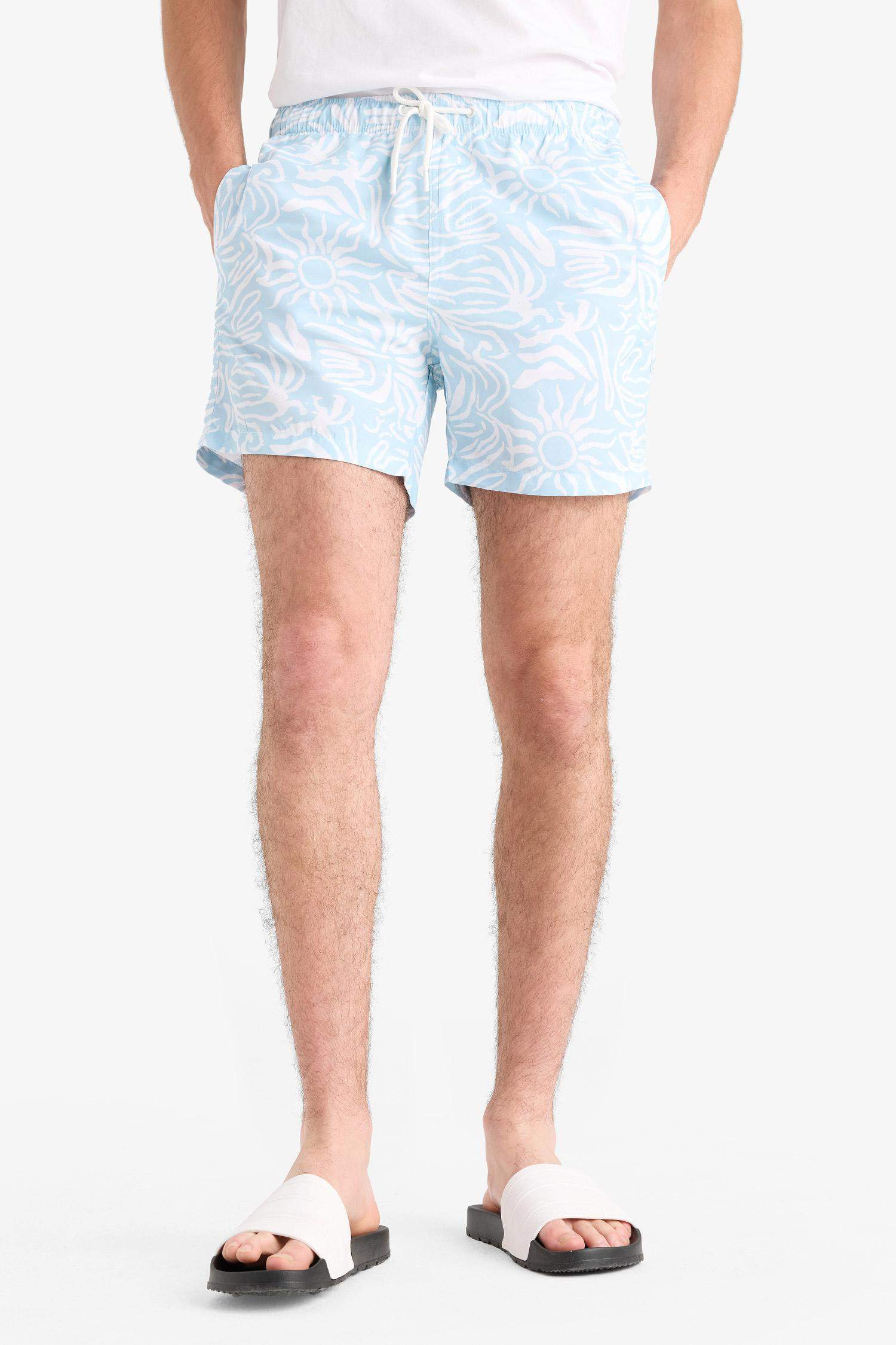 Printed Short Swim Shorts