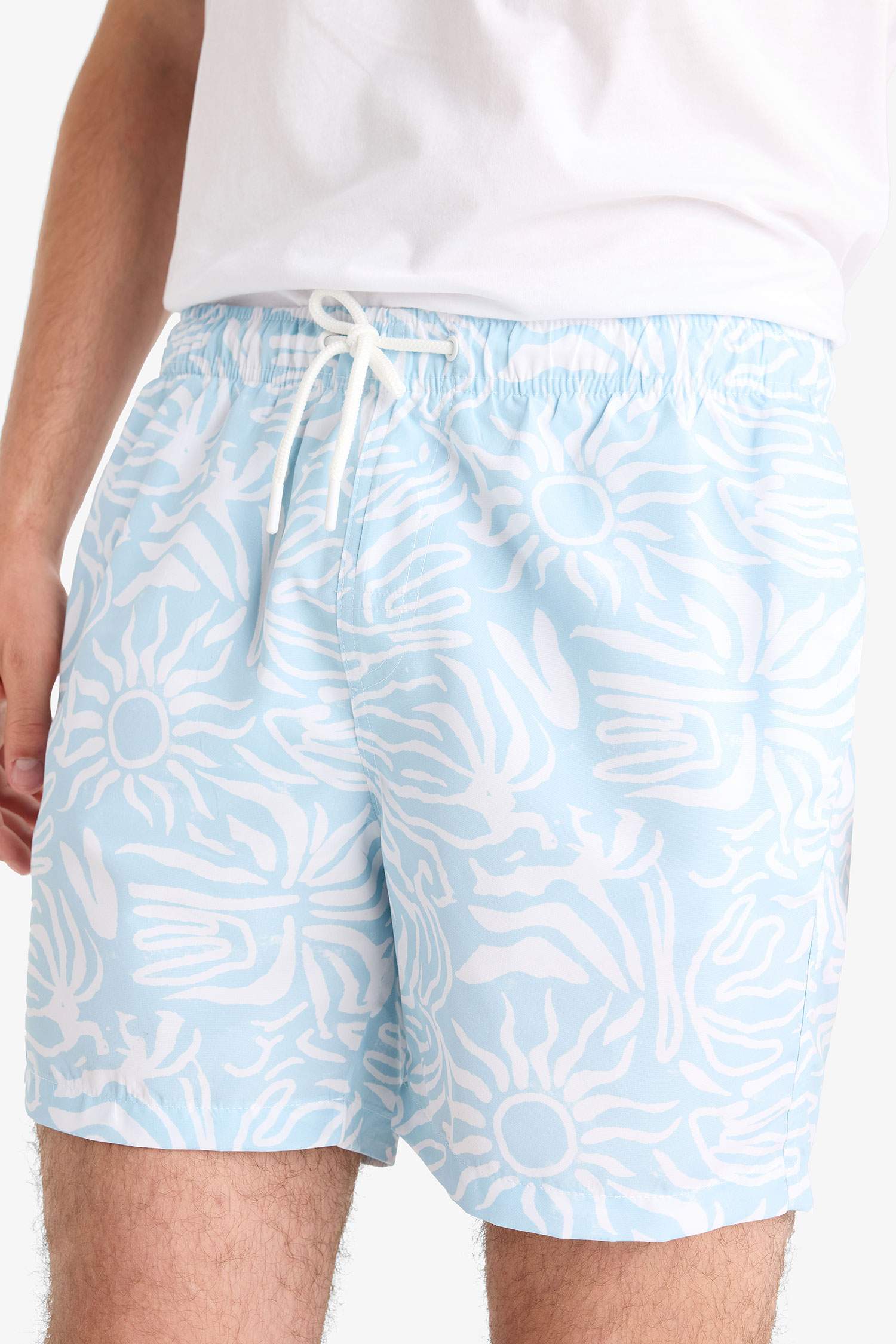 Printed Short Swim Shorts