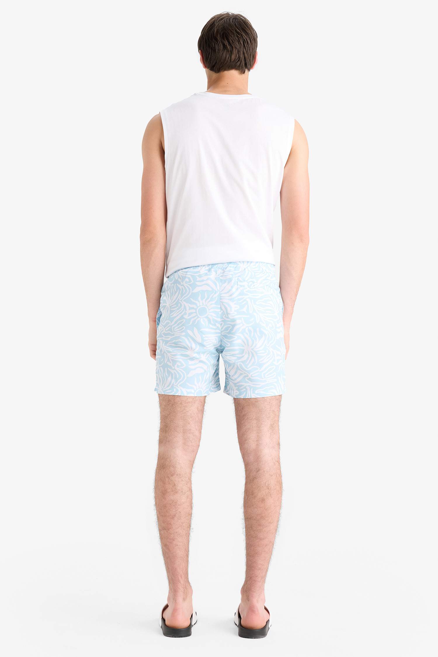 Printed Short Swim Shorts