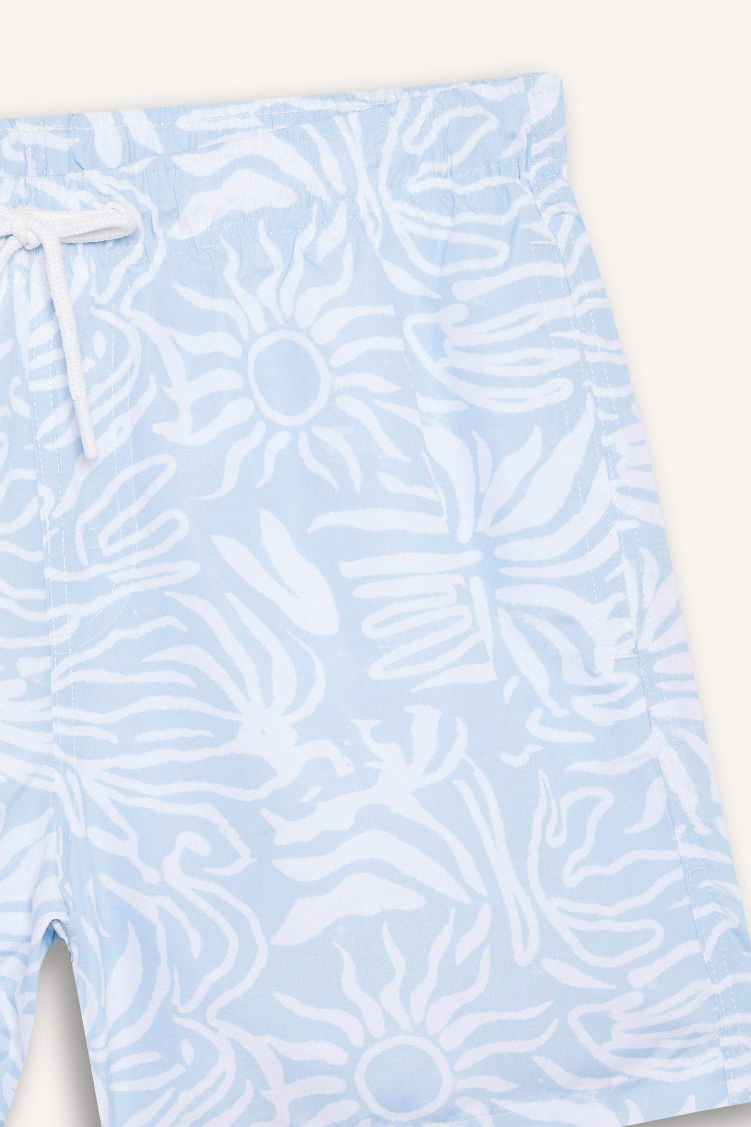 Printed Short Swim Shorts