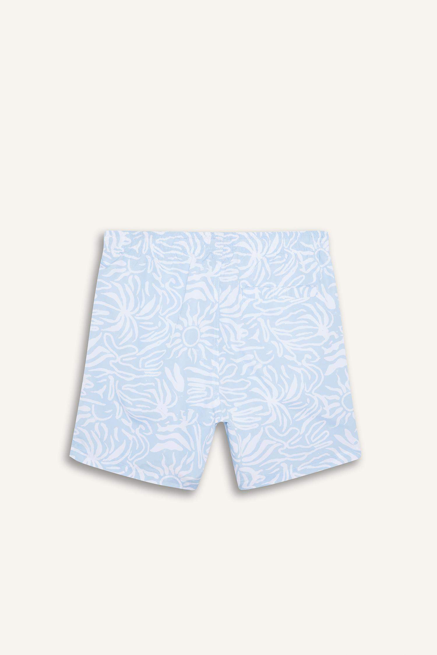 Printed Short Swim Shorts