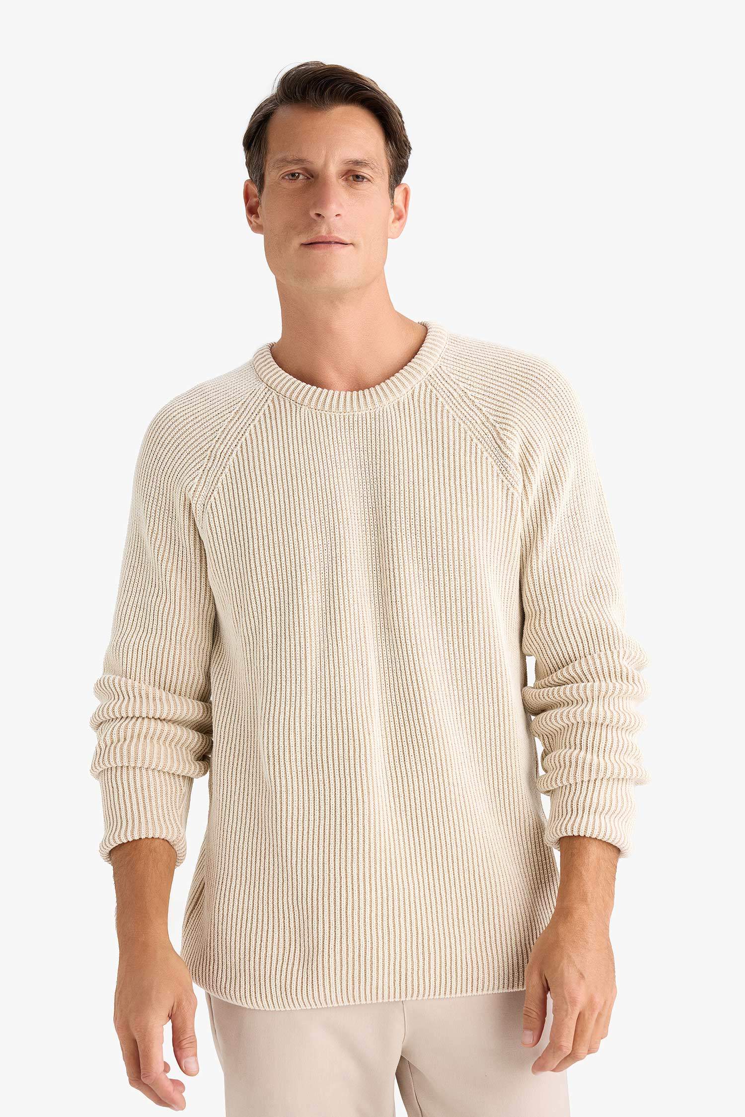 Standard Fit Crew Neck Knitwear Pullover