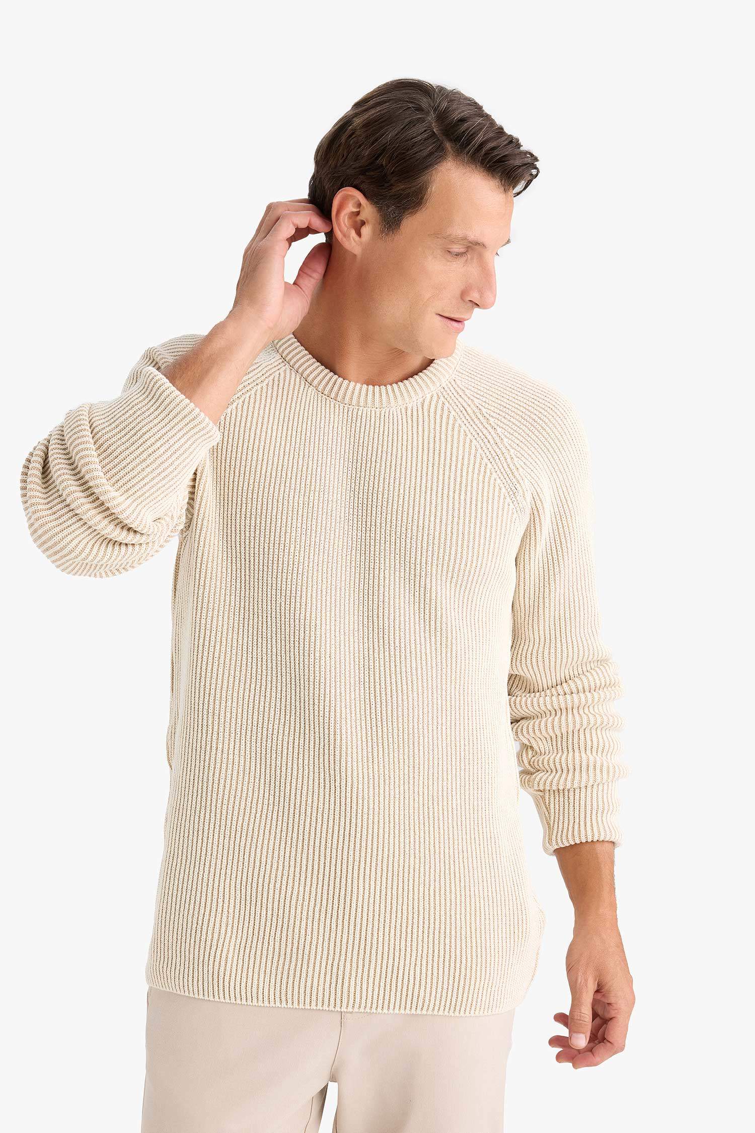 Standard Fit Crew Neck Knitwear Pullover