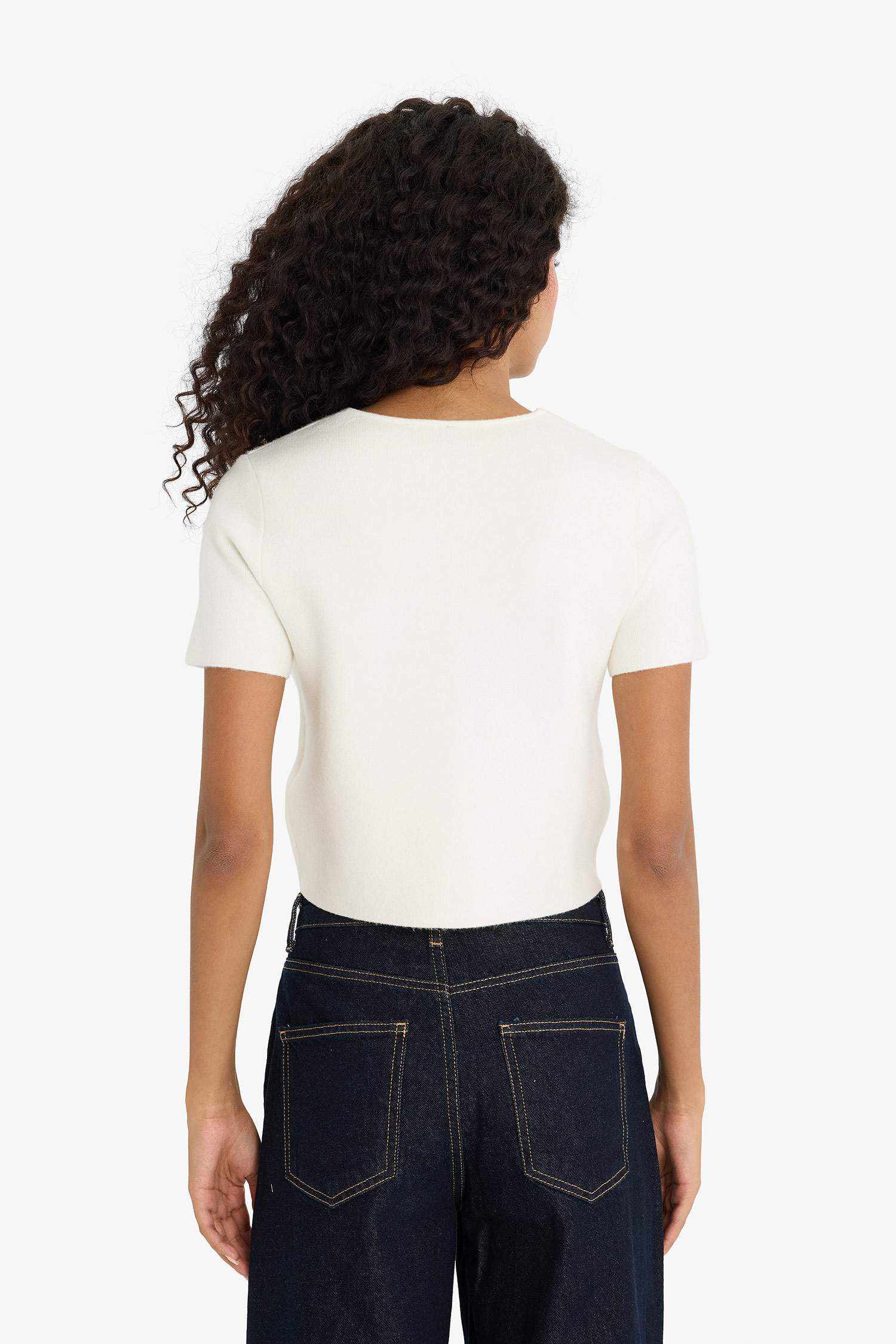 қалыпты пішім дөңгелек жаға трикотаж Кардиган