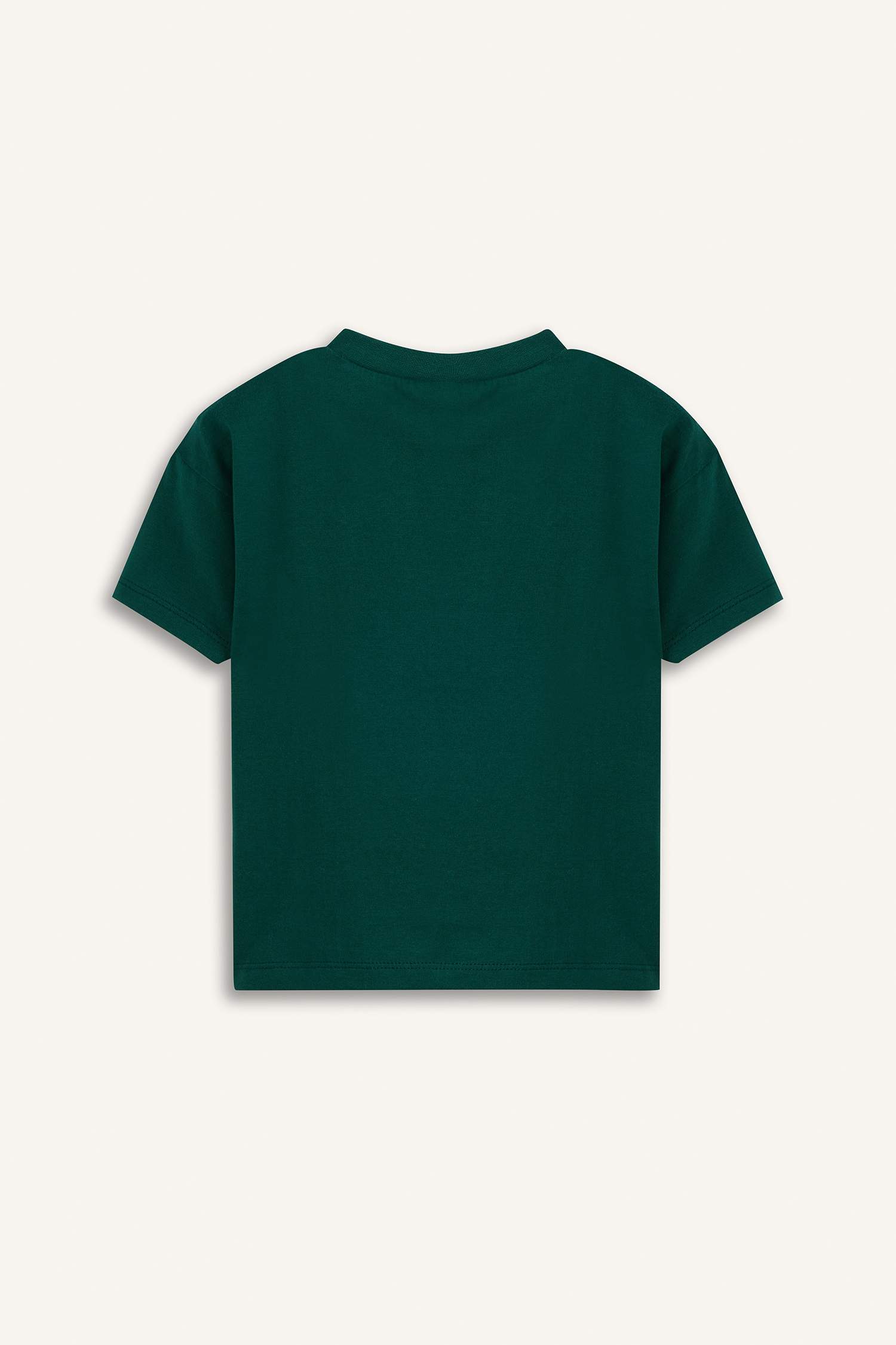 Baby Boy Crew Neck Sports Printed Short Sleeve T-Shirt